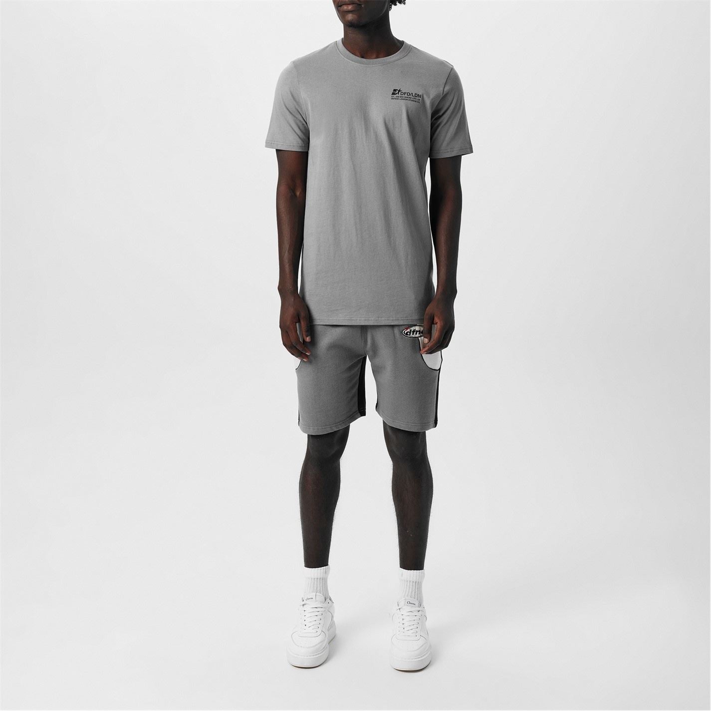 DFND London 2 Pack Regular Fit Crew Neck T-Shirt