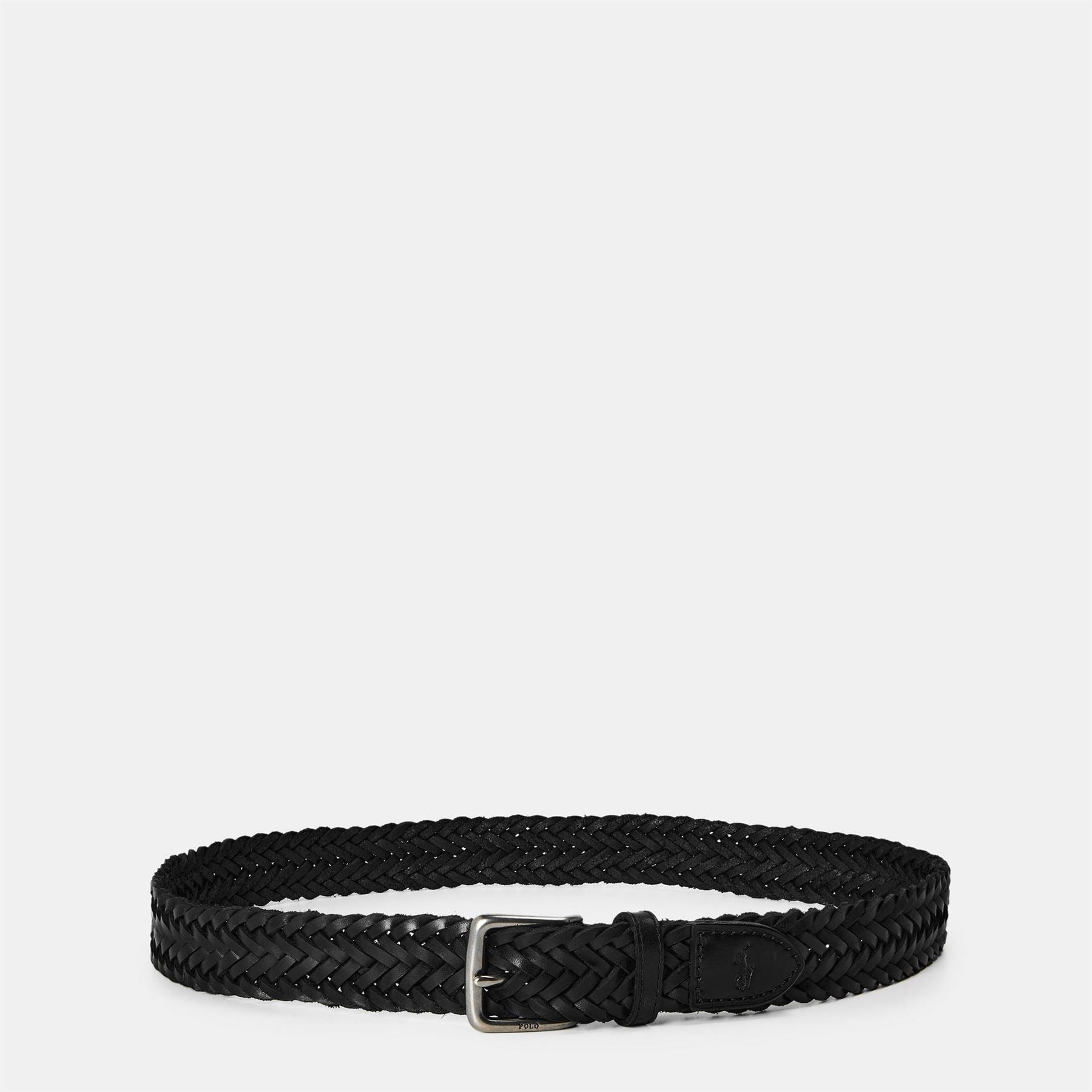 Polo Ralph Lauren Leather Weave Pin Buckle Belt