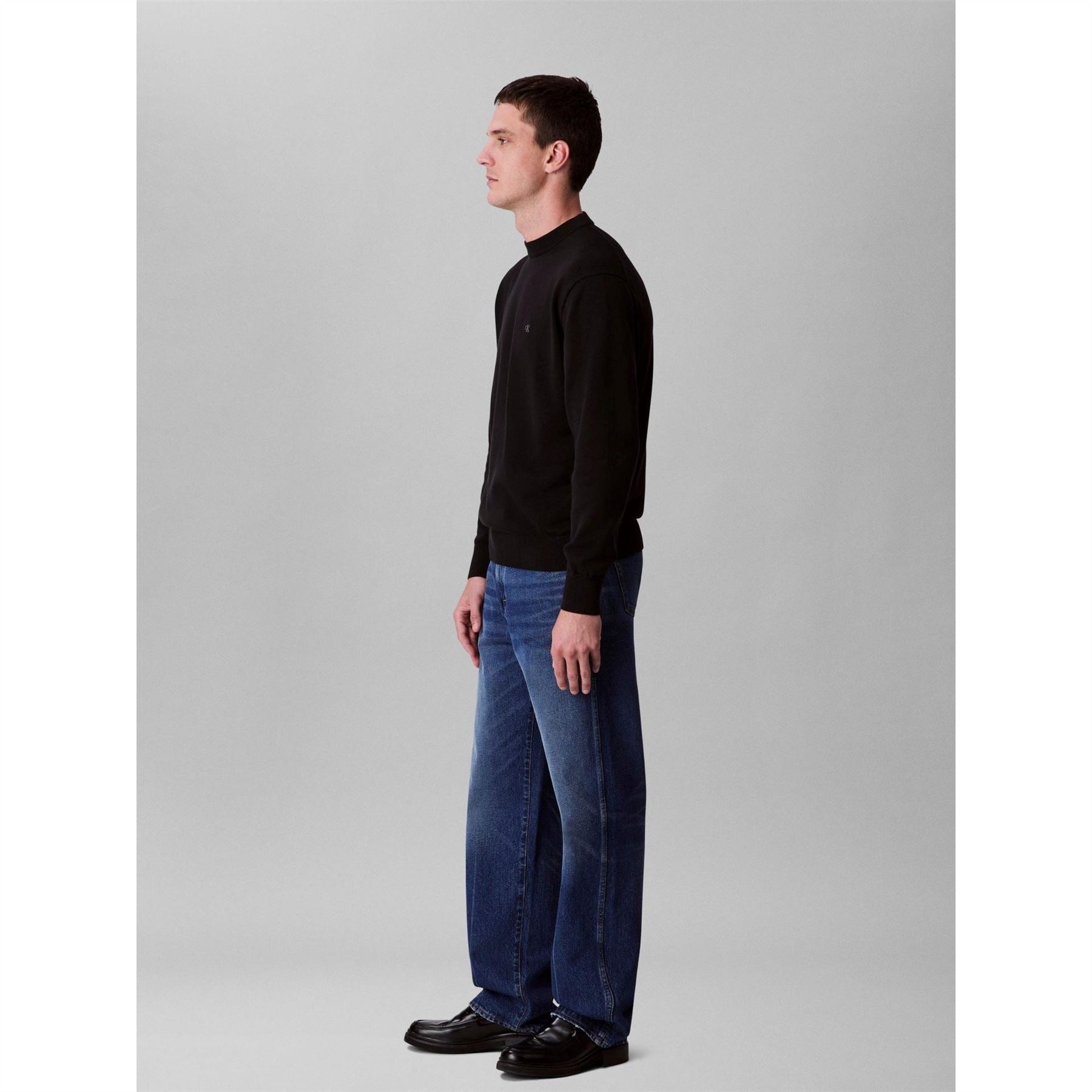 Calvin Klein Jeans Ckj Monogram Crew Neck Jumpers