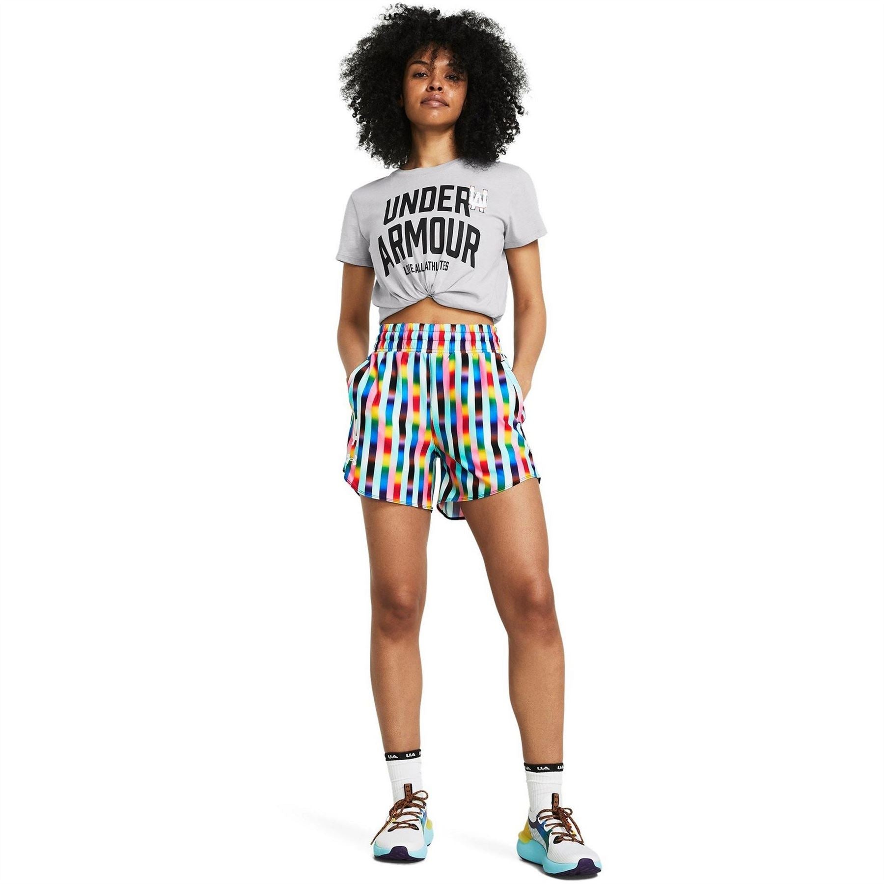 Under Armour Pride Embroidered Crew Neck Short Sleeve T-Shirt