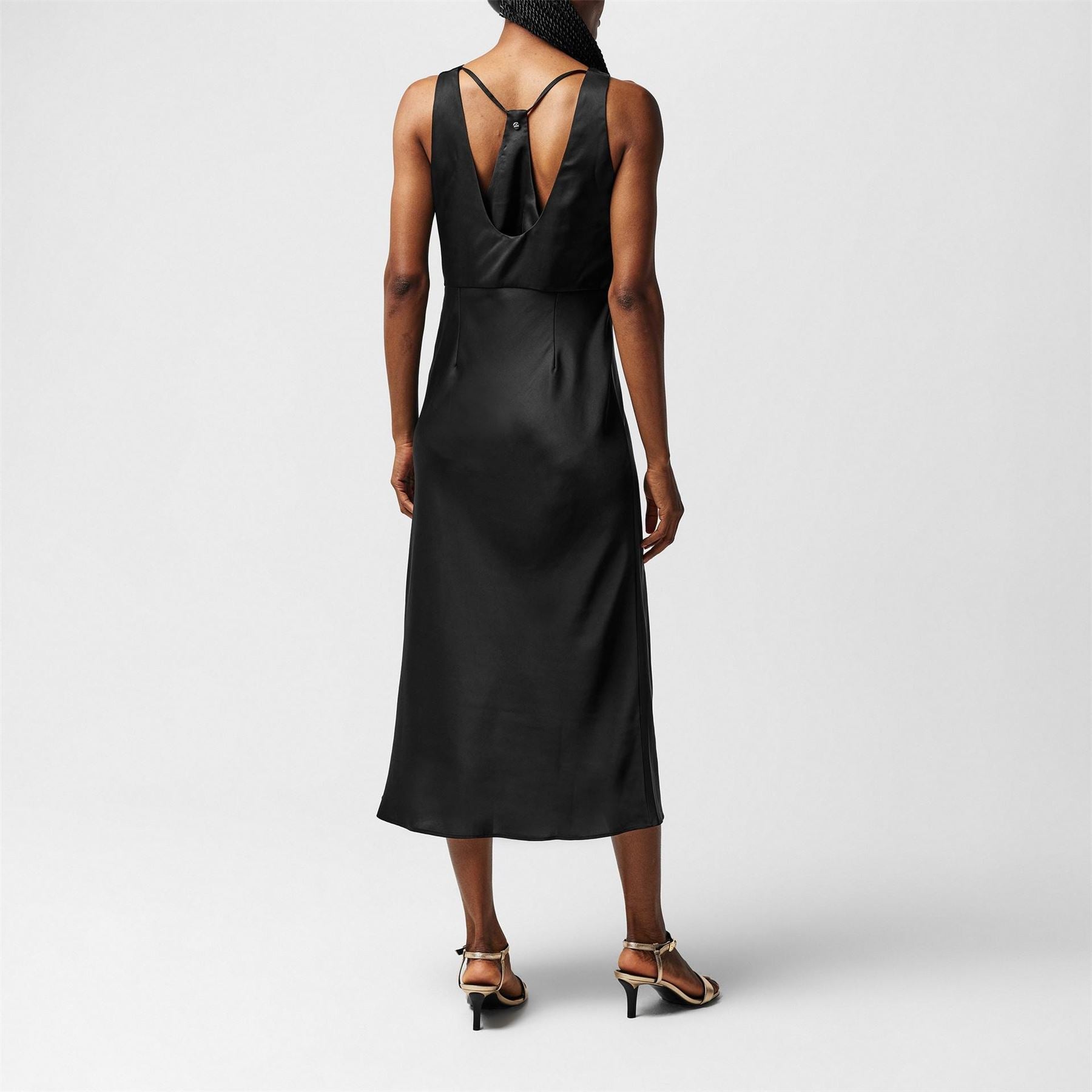 Boss C Danta Scoop Neck Maxi A-Line Dress