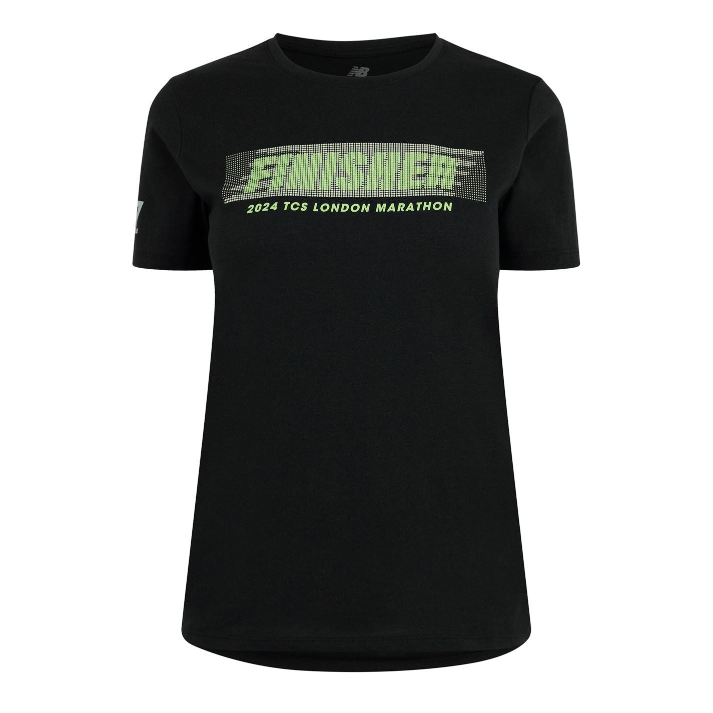 New Balance Finisher Ldn Text Graphic Crew Neck T-Shirt