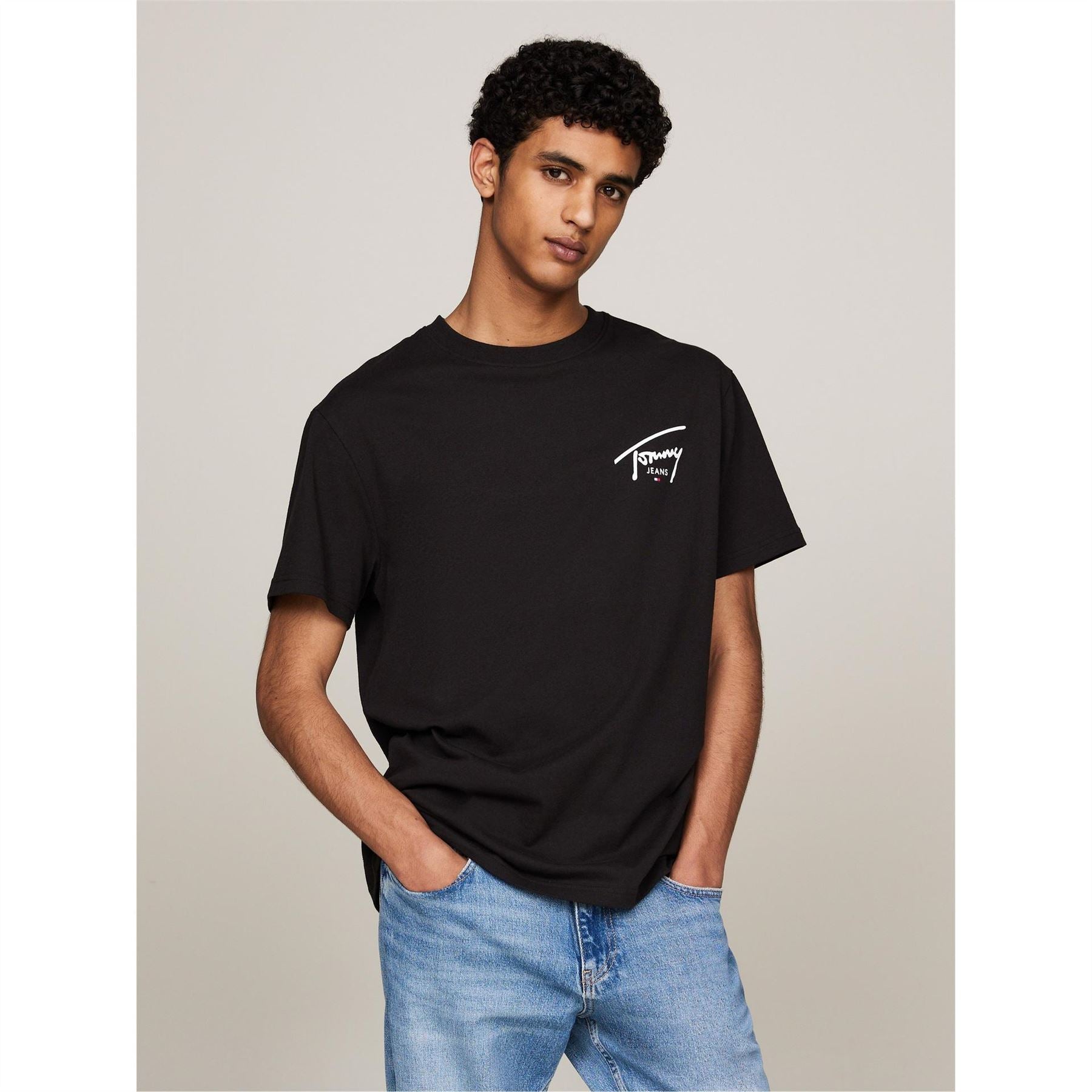Tommy Jeans Reg Signature Print Tee Ext