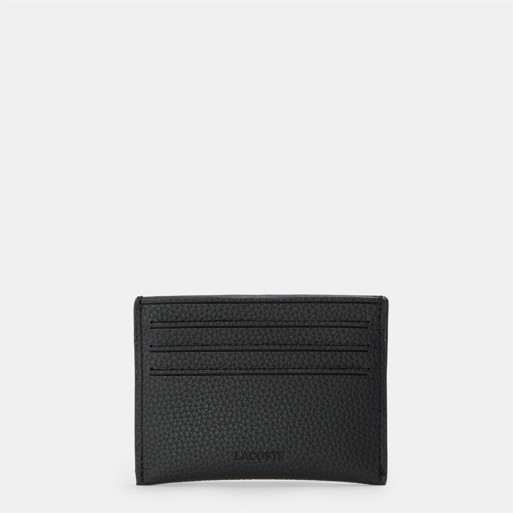 Lacoste Rectangle Shape Card Holder with Crocodile Logo