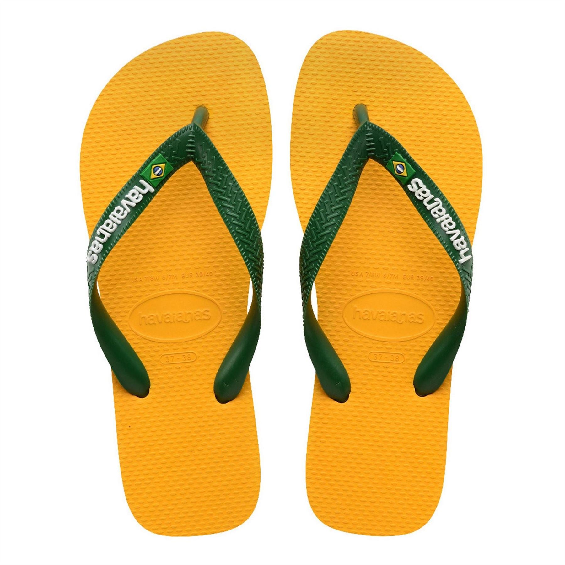 Havaianas Brasil Logo Flip Flops