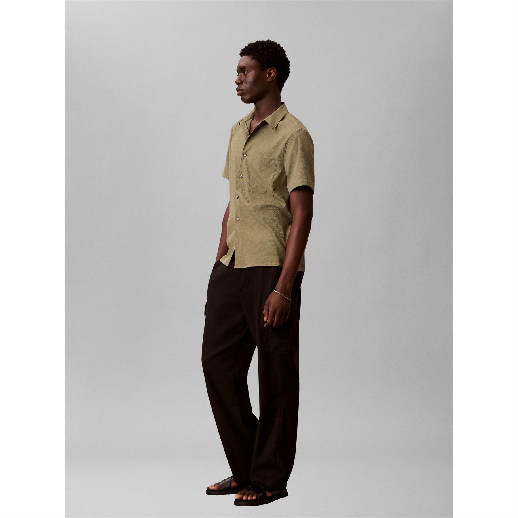 Calvin Klein Short Sleeve Plain Shirt