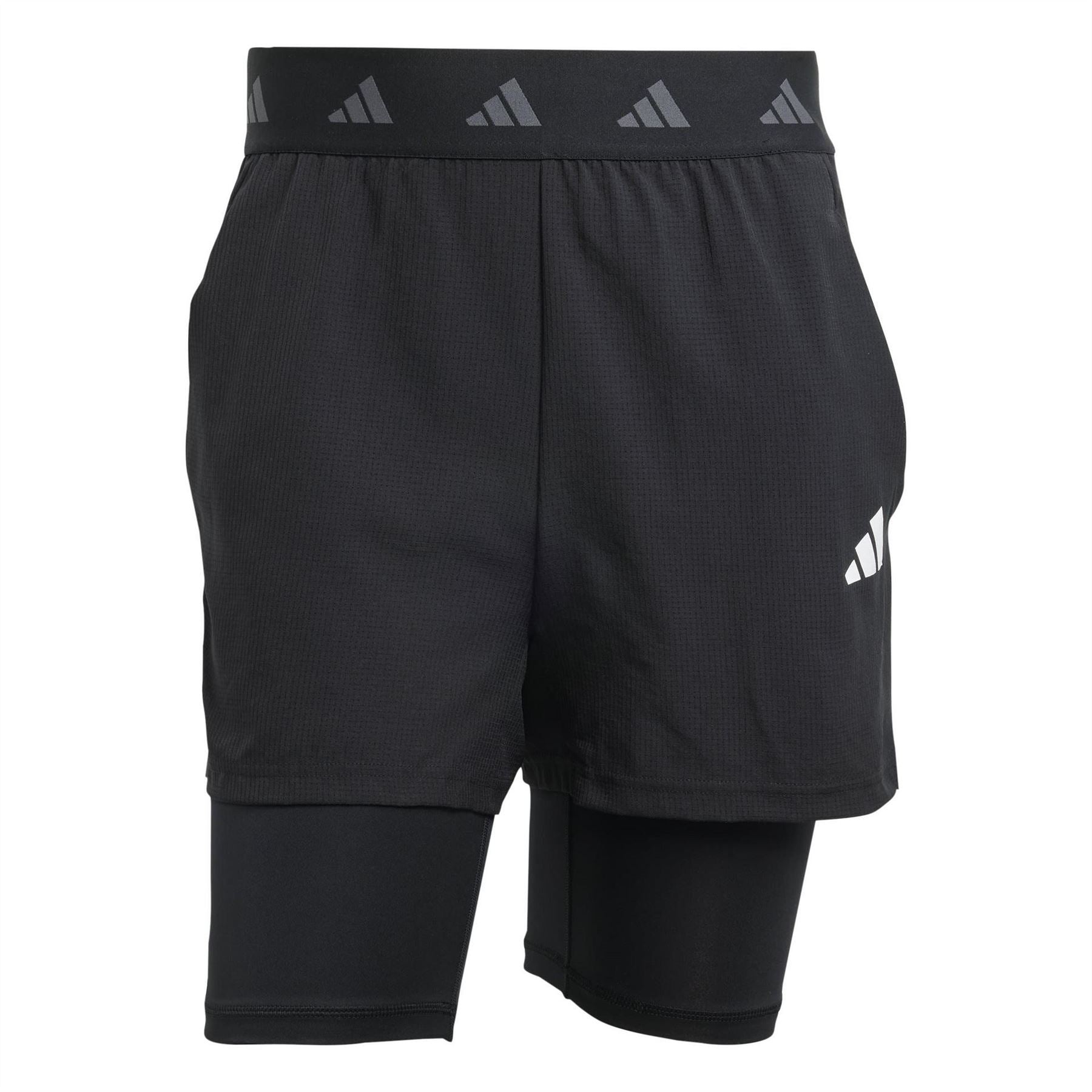 adidas Mens Gym+ 2 In 1 Shorts