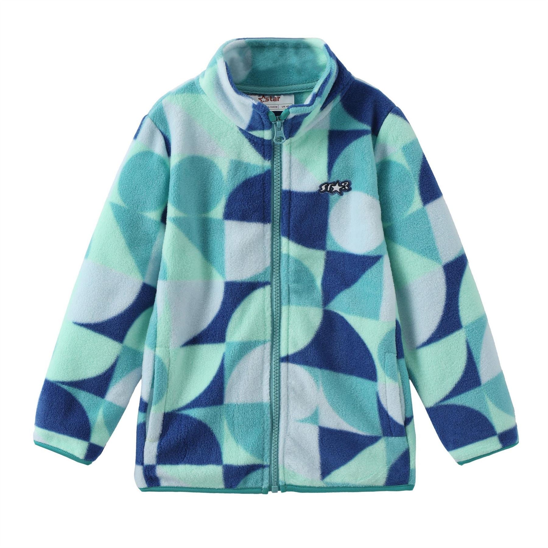 Star FulL-Zip Fleece Top Junior
