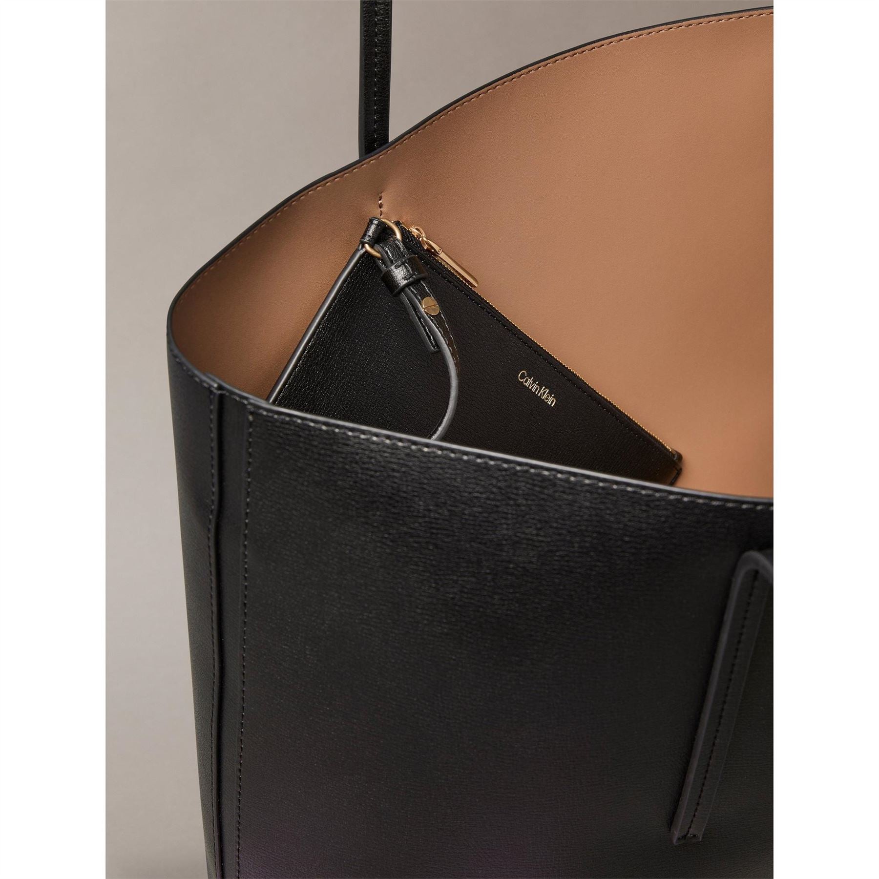 Calvin Klein Tote Handbag with Logo