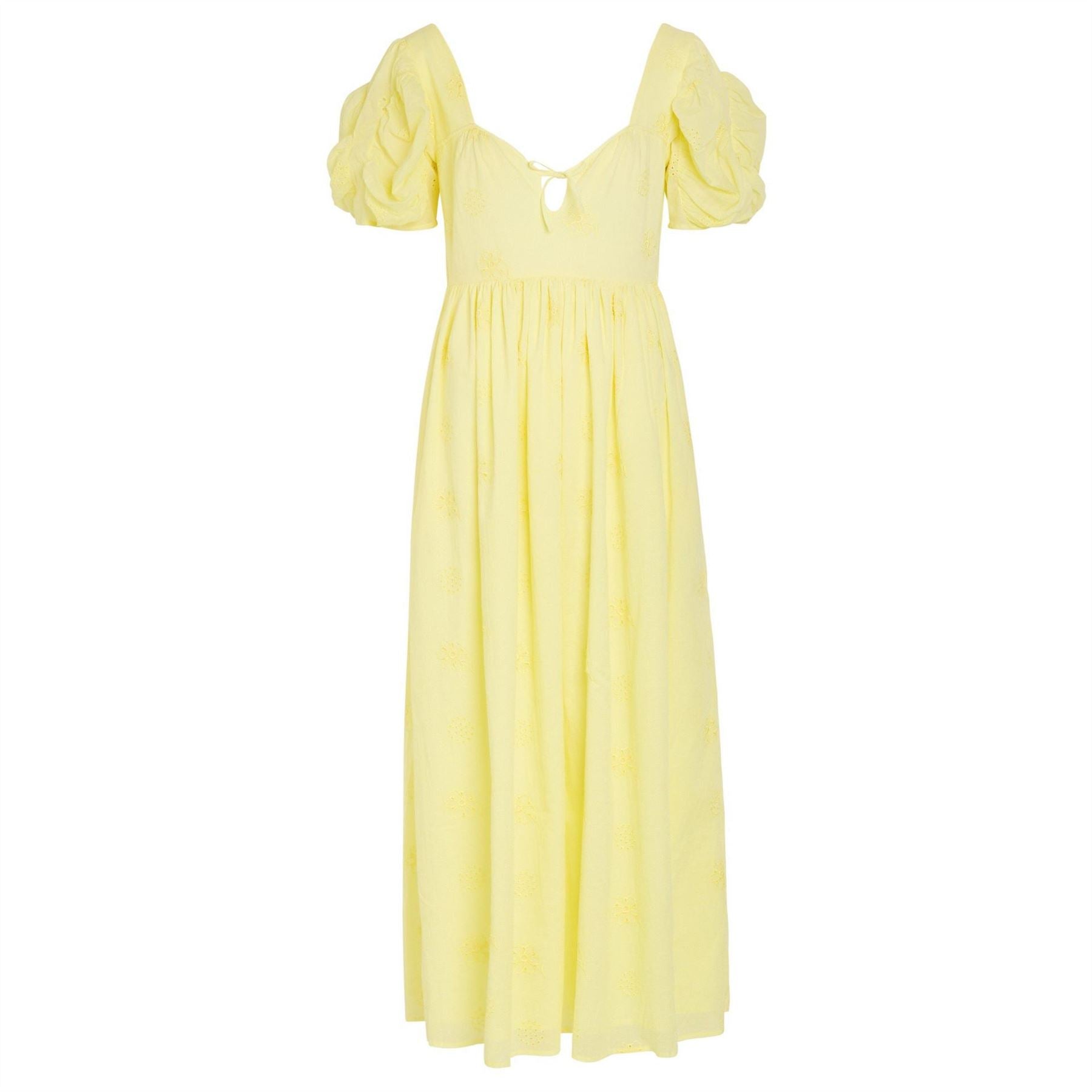 Thierry Colson Calliope Ss Floral Midi Dre