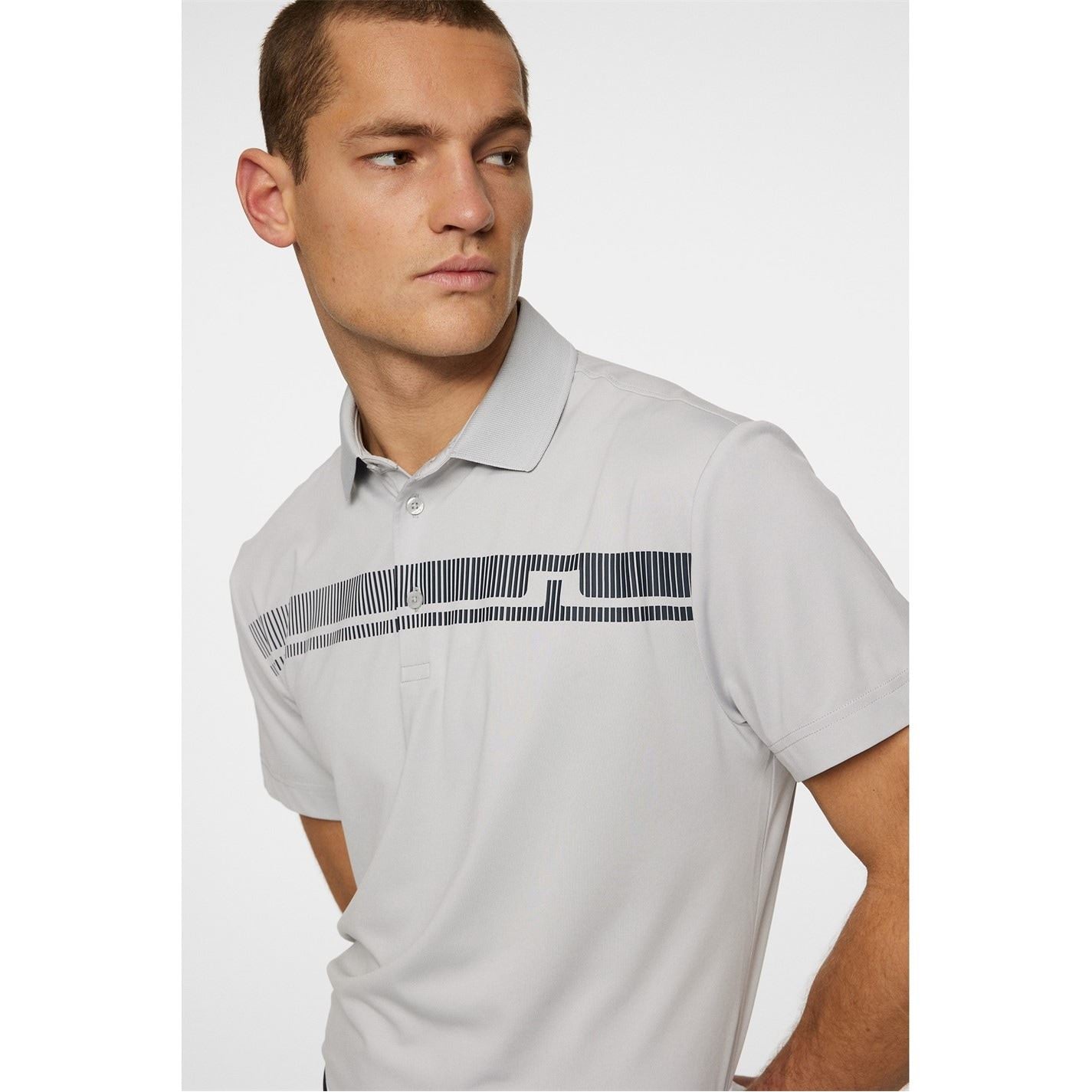J Lindeberg Golf Short Sleeve Performance Polo Shirt