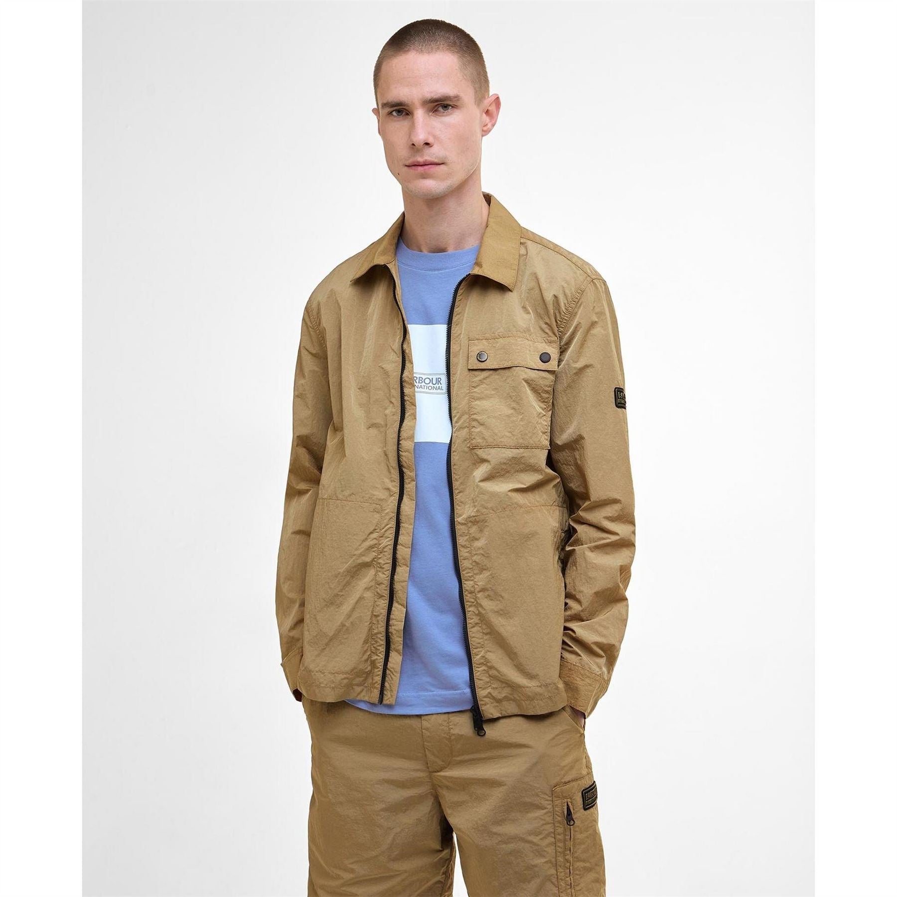 Barbour International Inline Zip Through Overshirt