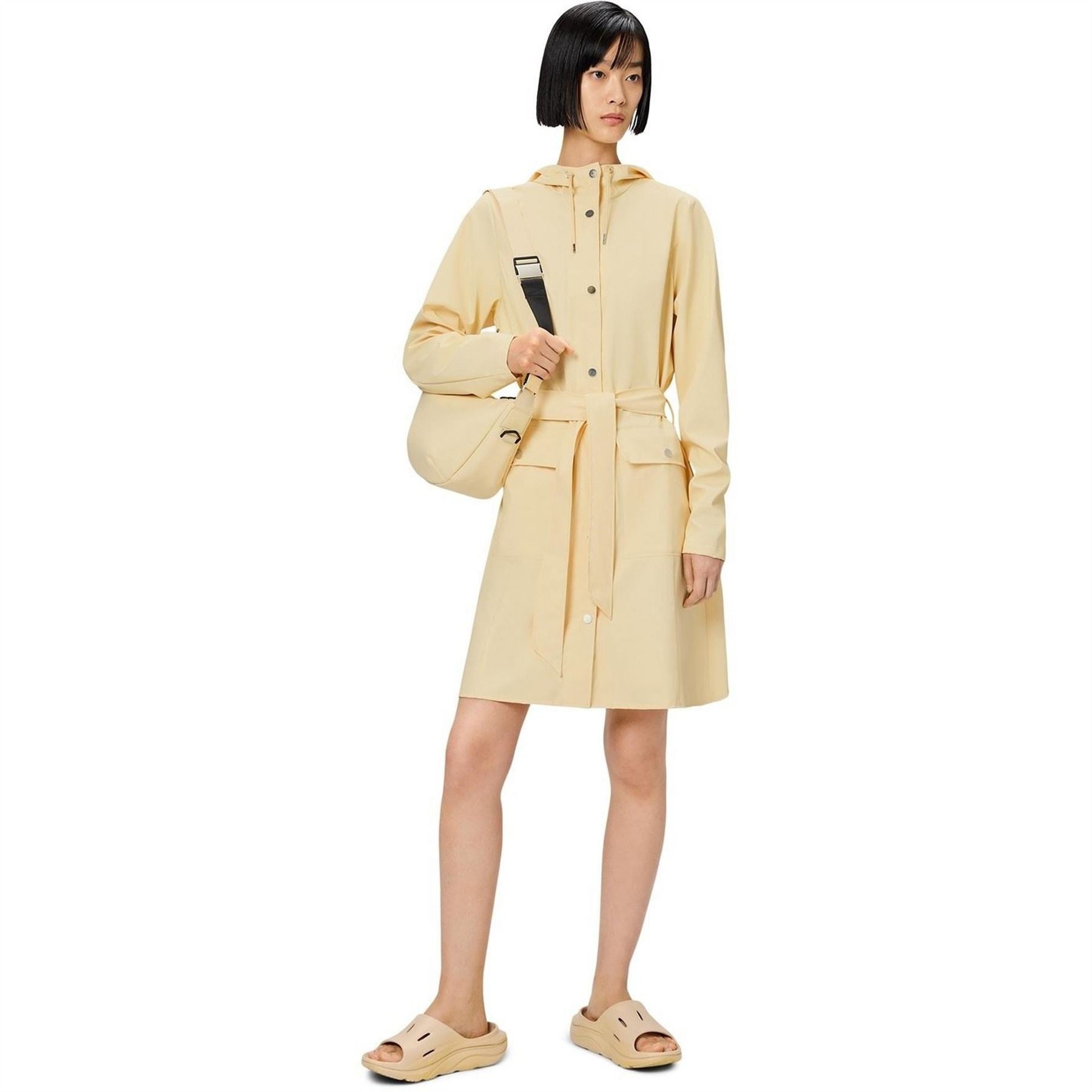 Rains Curve Belted Rain Coat