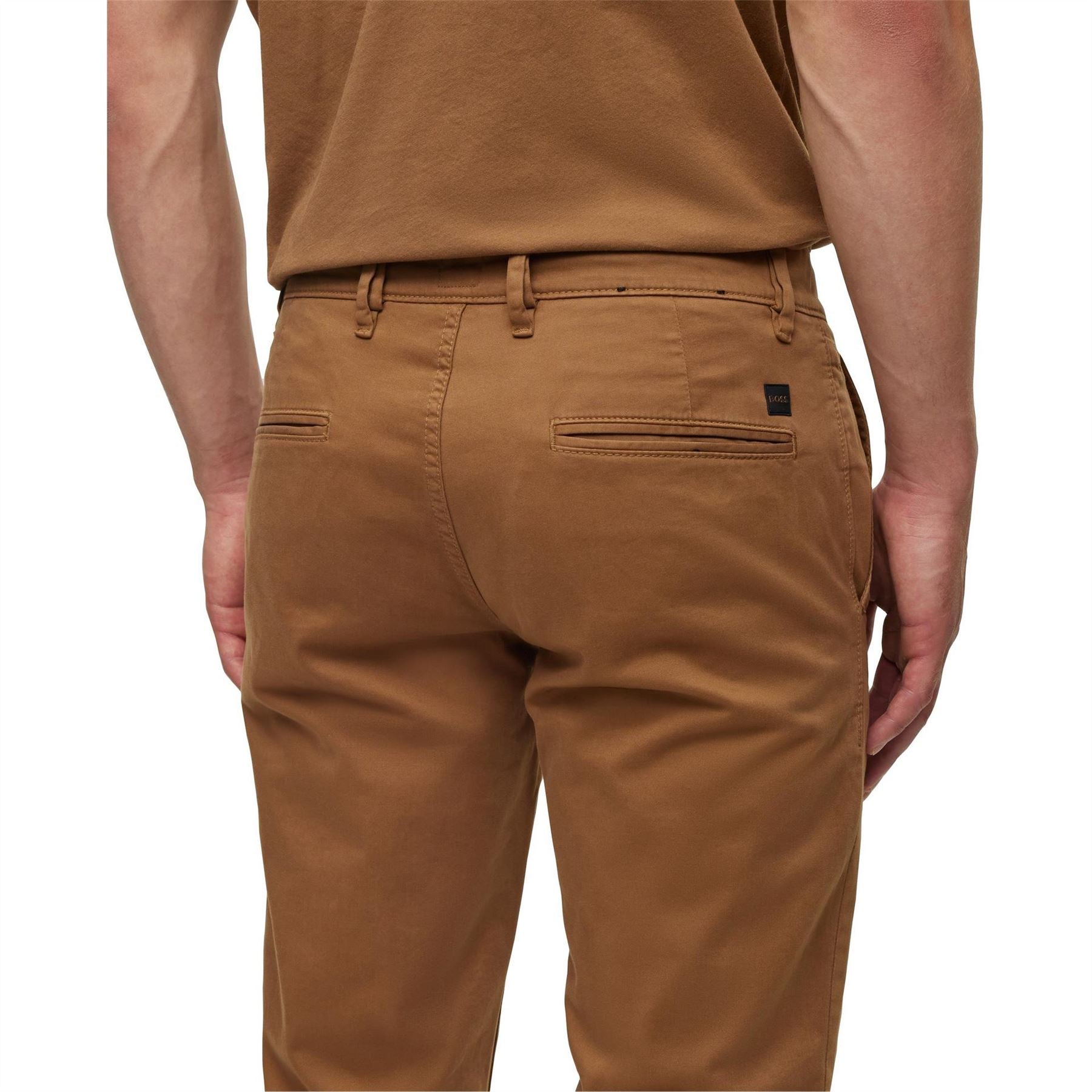 Boss Slim Fit Solid Patterned Chinos
