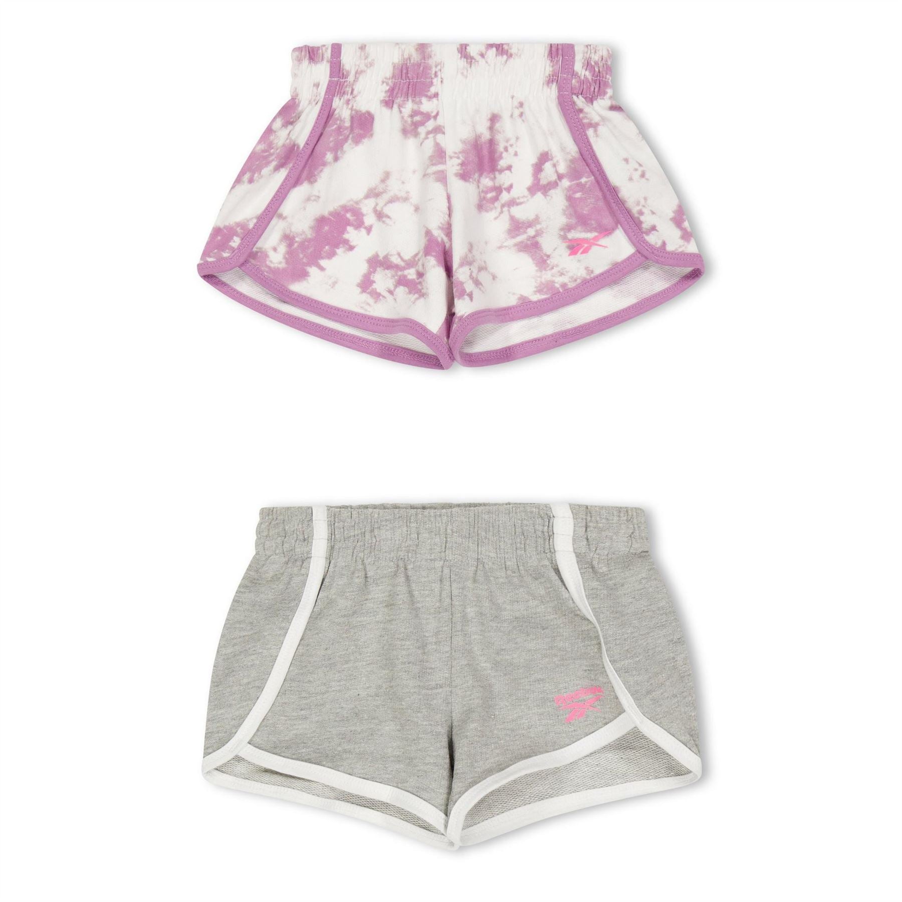 Reebok 2 Pack Tie Dye Bermuda Shorts