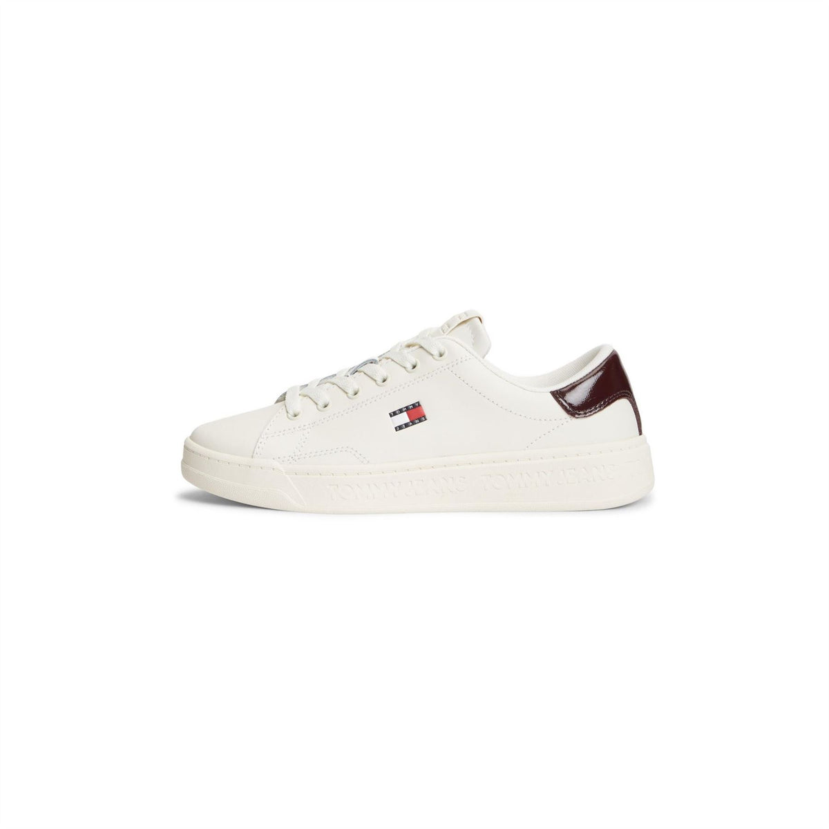 Tommy Jeans Lace-Up Flat Sneakers