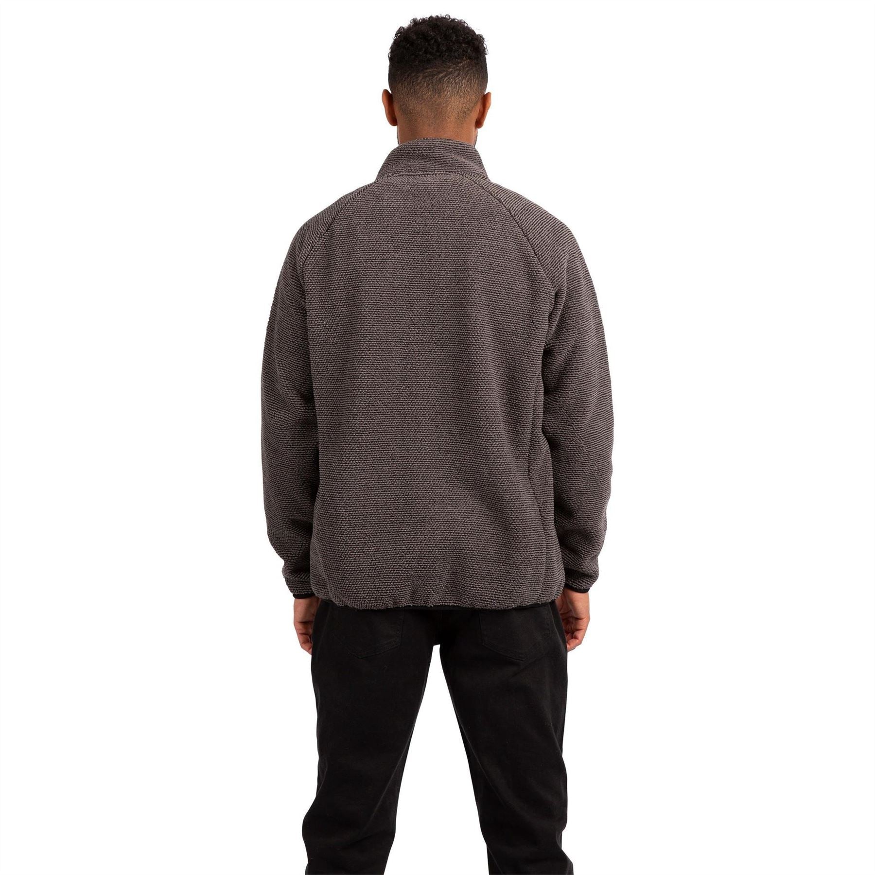 Trespass Salo Textured Full Zipper Fleece Jacket