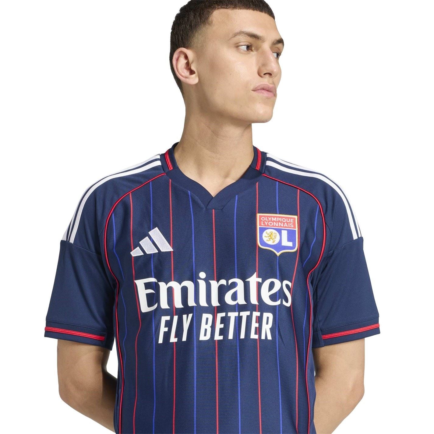 adidas Olympique Lyon Away Shirt 2025 2026 Adults