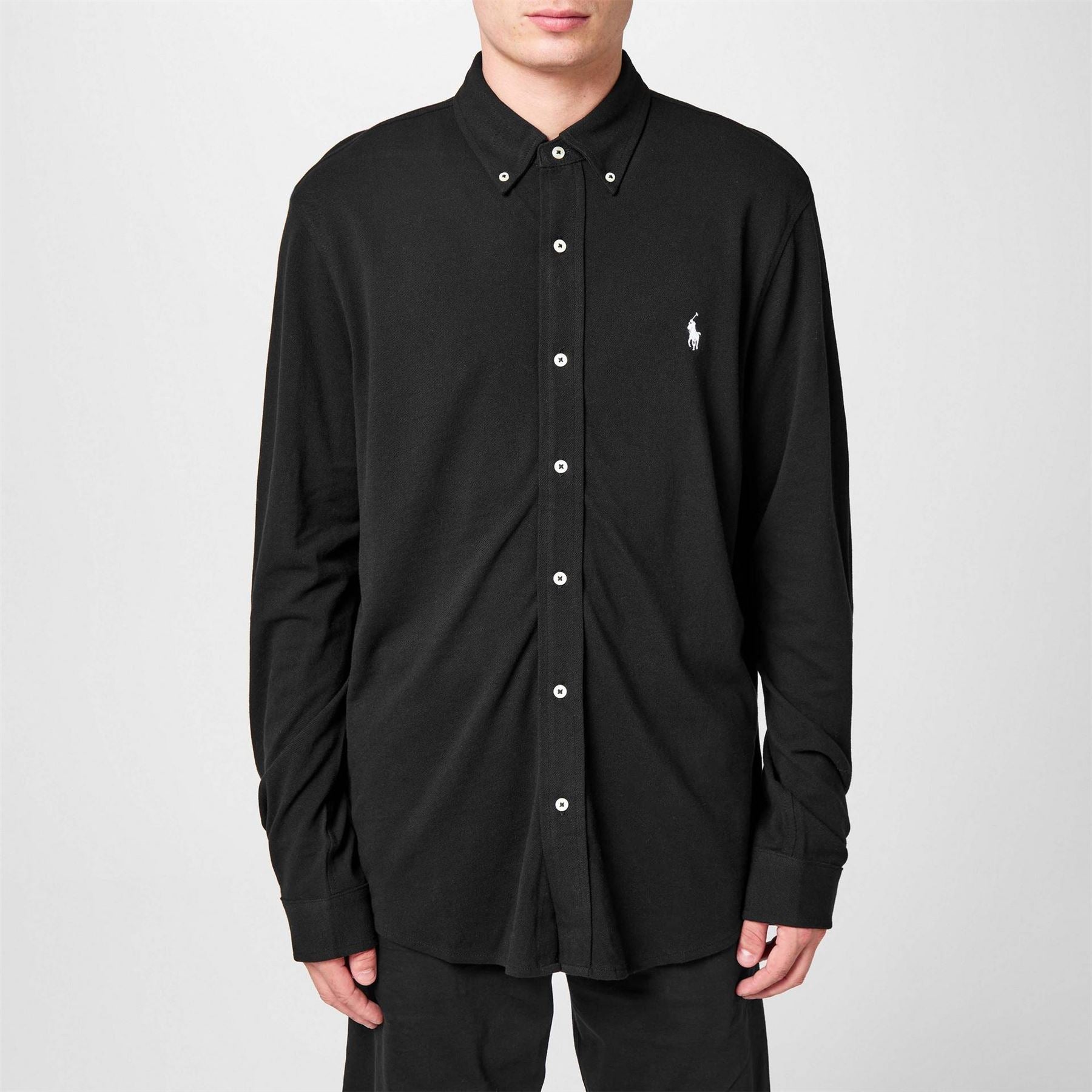Polo Ralph Lauren Slim Fit Button Down Plain Shirt