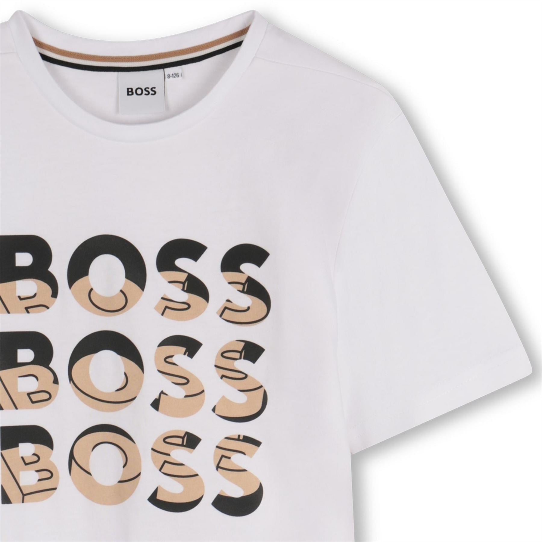 Boss Multi Logo T-Shirt Design