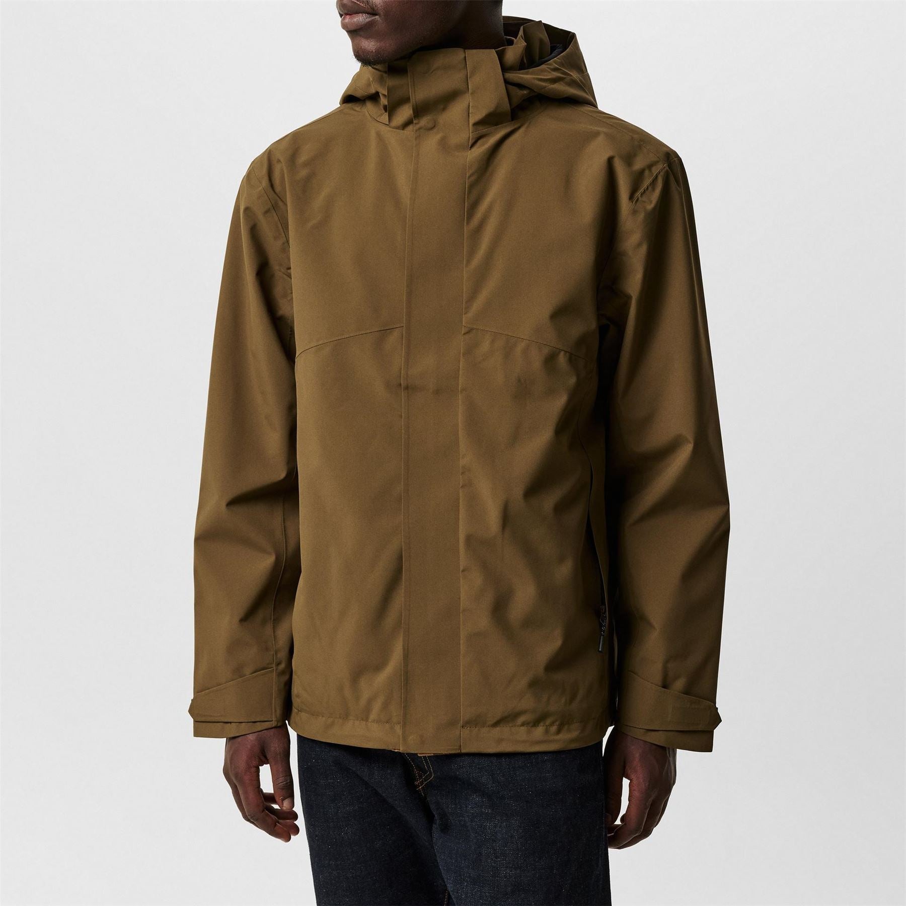 Firetrap Hooded DWR Long Sleeve Waterproof Jacket