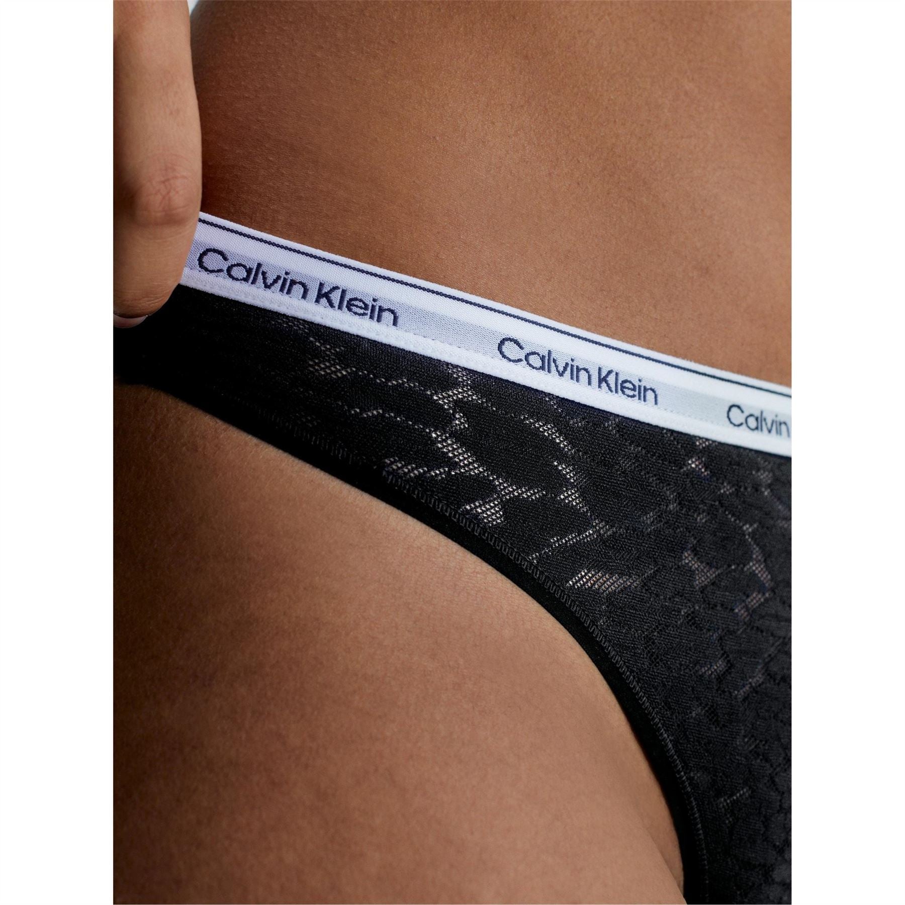 Calvin Klein Cotton Lace Thong