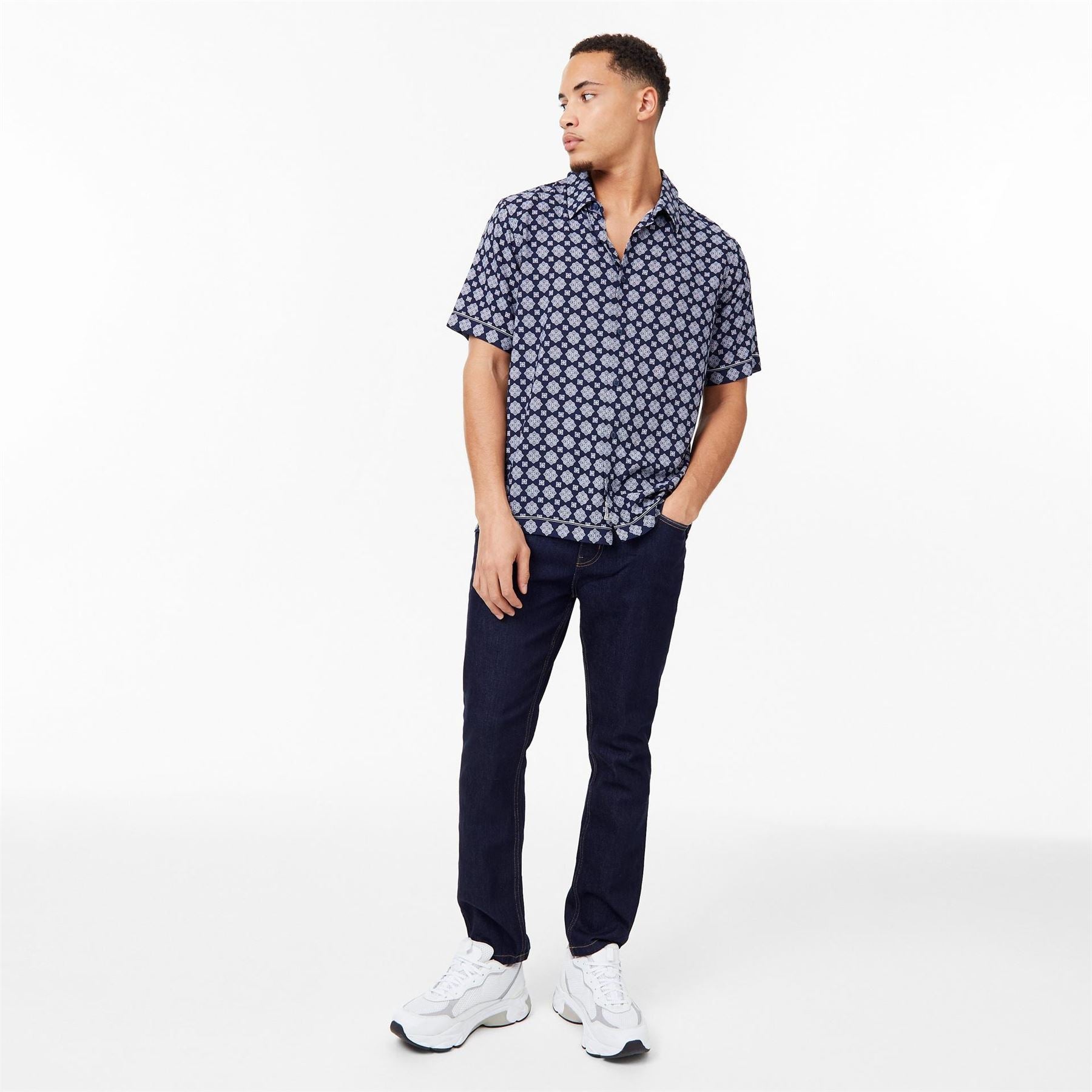 Jack Wills Short Sleeve Printed Shirt