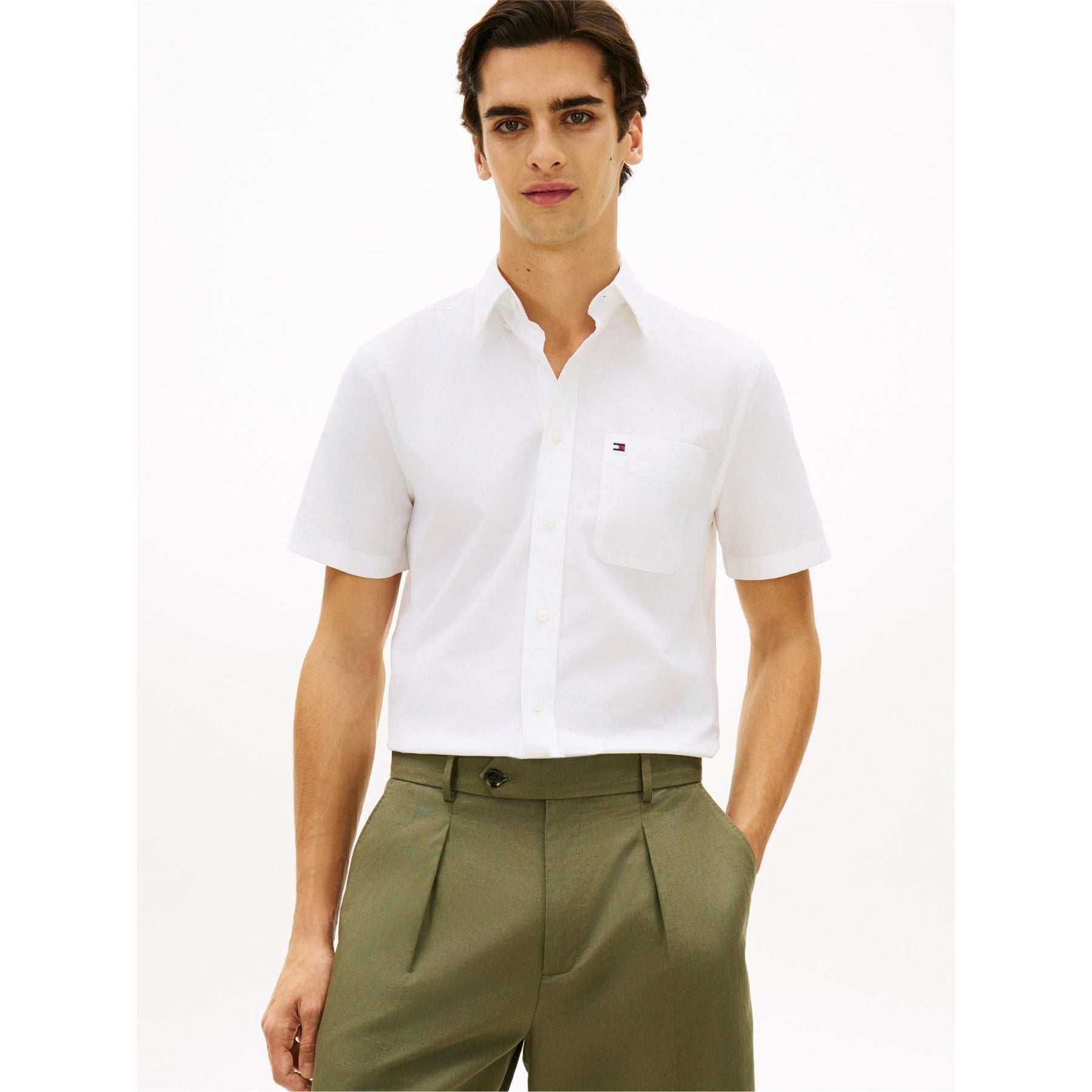 Tommy Hilfiger Short Sleeve Plain Shirt