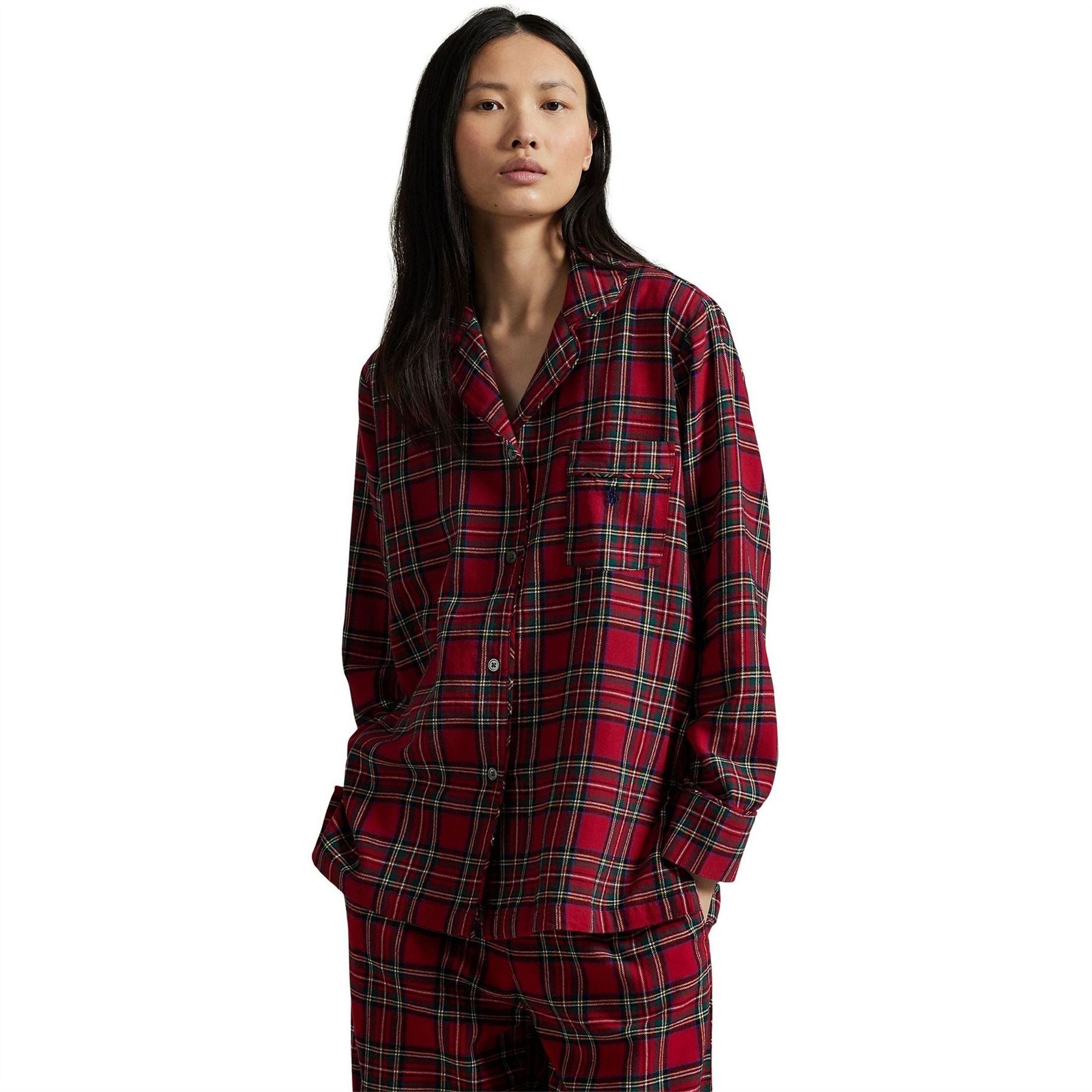 Polo Ralph Lauren Madison Collared Neck Long Sleeve Pyjama Set