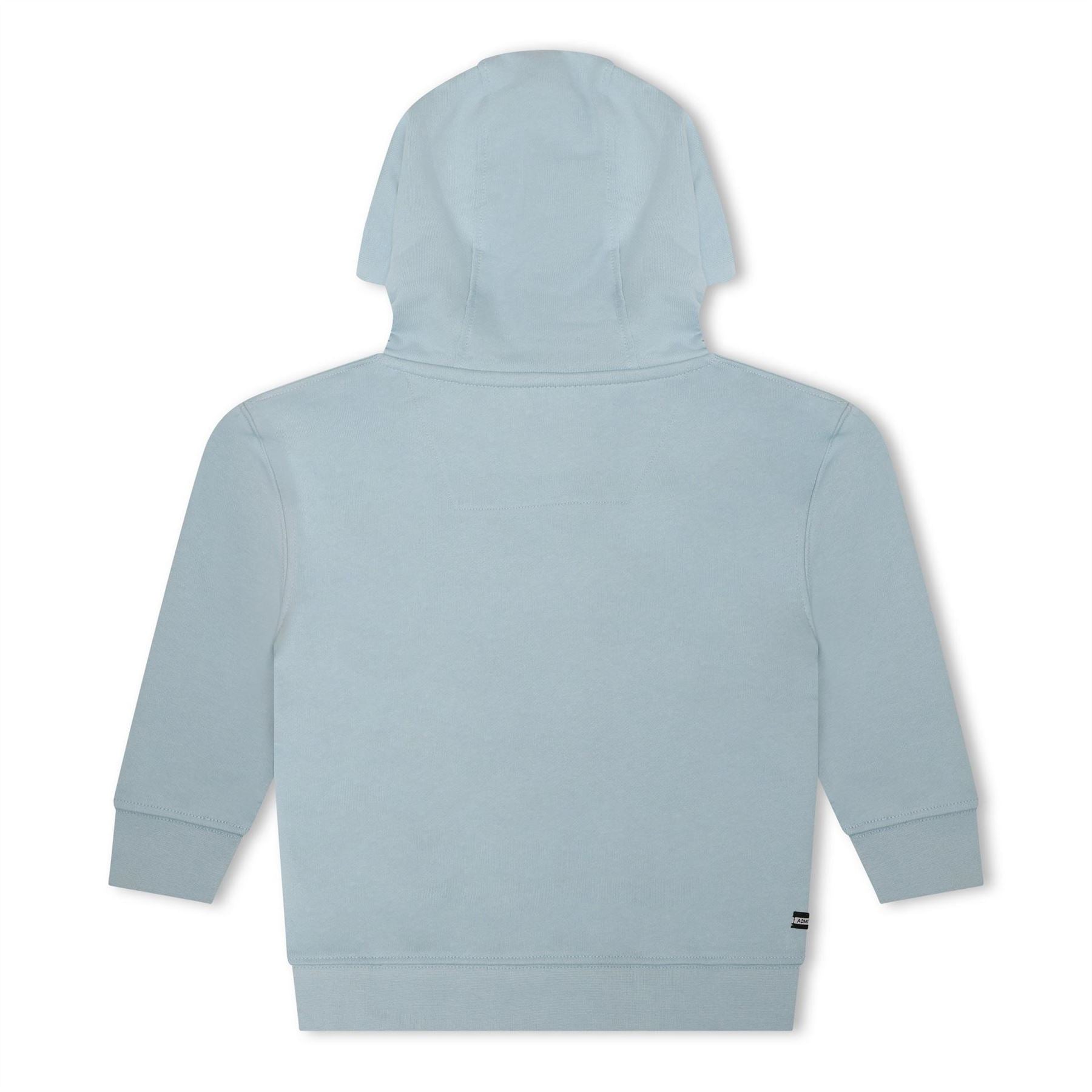Weekend Offender Yensei Badge Hooded Neck Three-Quarter Sleeve Sweatshirt