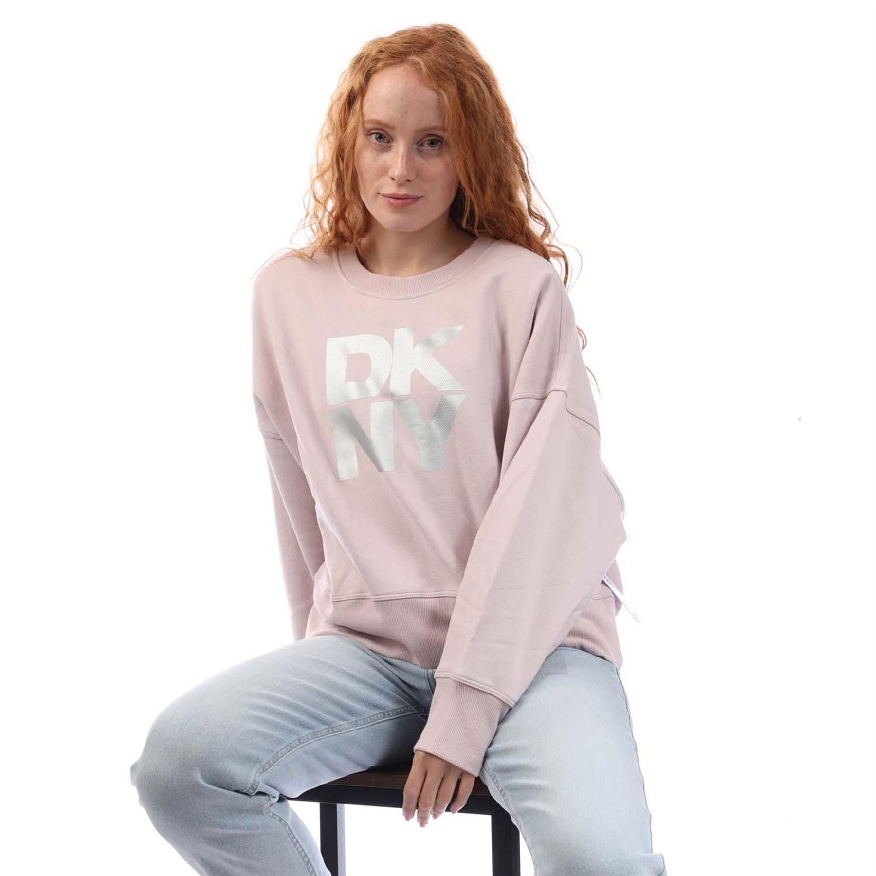 DKNY Logo Crew Neck Sweat