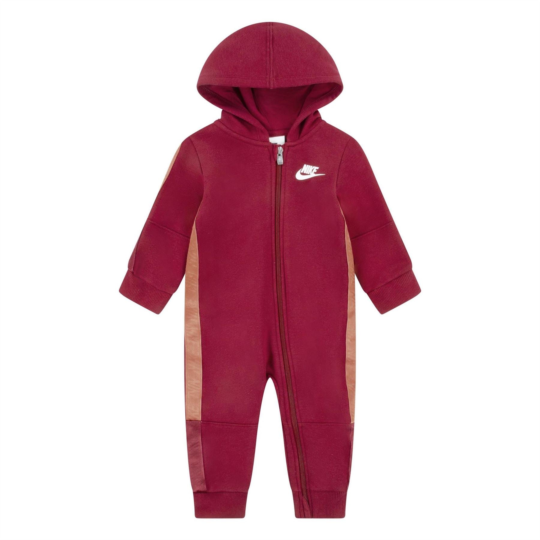 Nike Hooded Neck Long Sleeve Solid Patterned Snowsuit