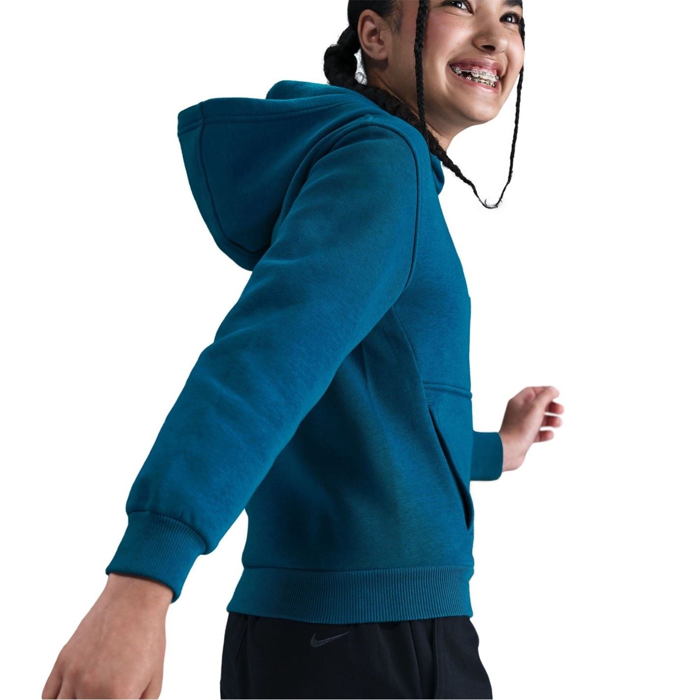 Nike Hooded Neck Long Sleeve Regular Fit Top