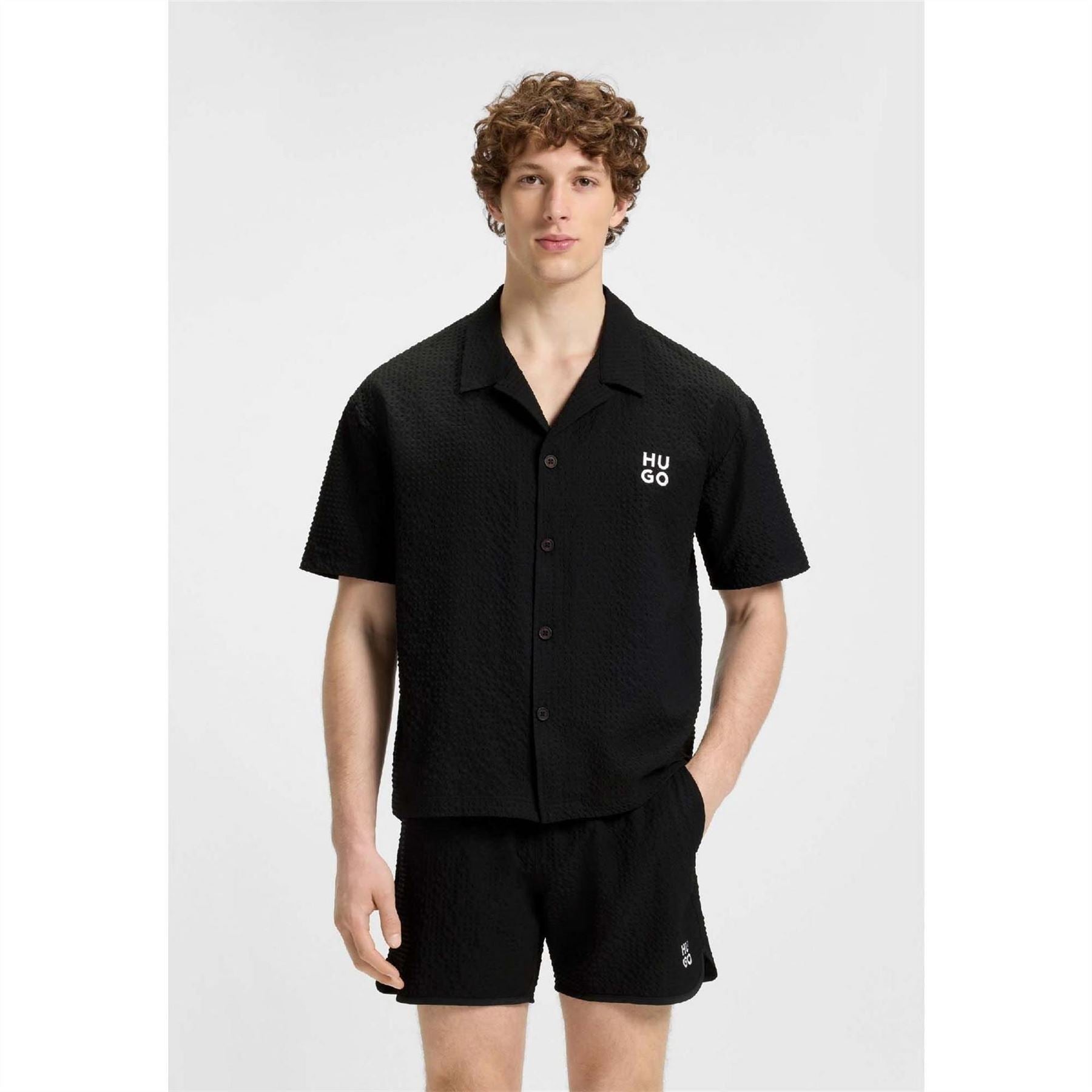Hugo Waffle Beach Shirt