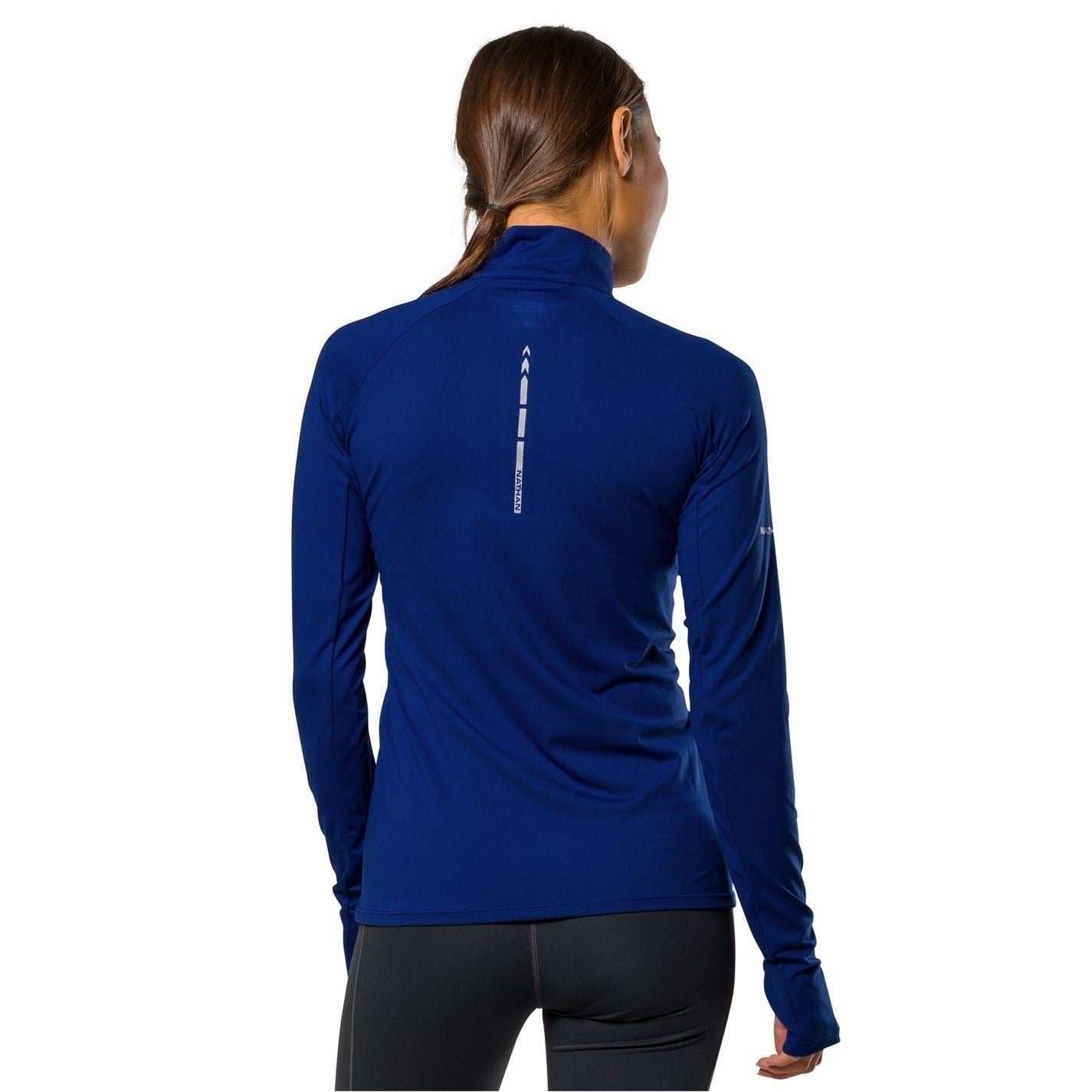 Nathan Tempo Slim Fit Long Sleeve Thumb Hole T-Shirt