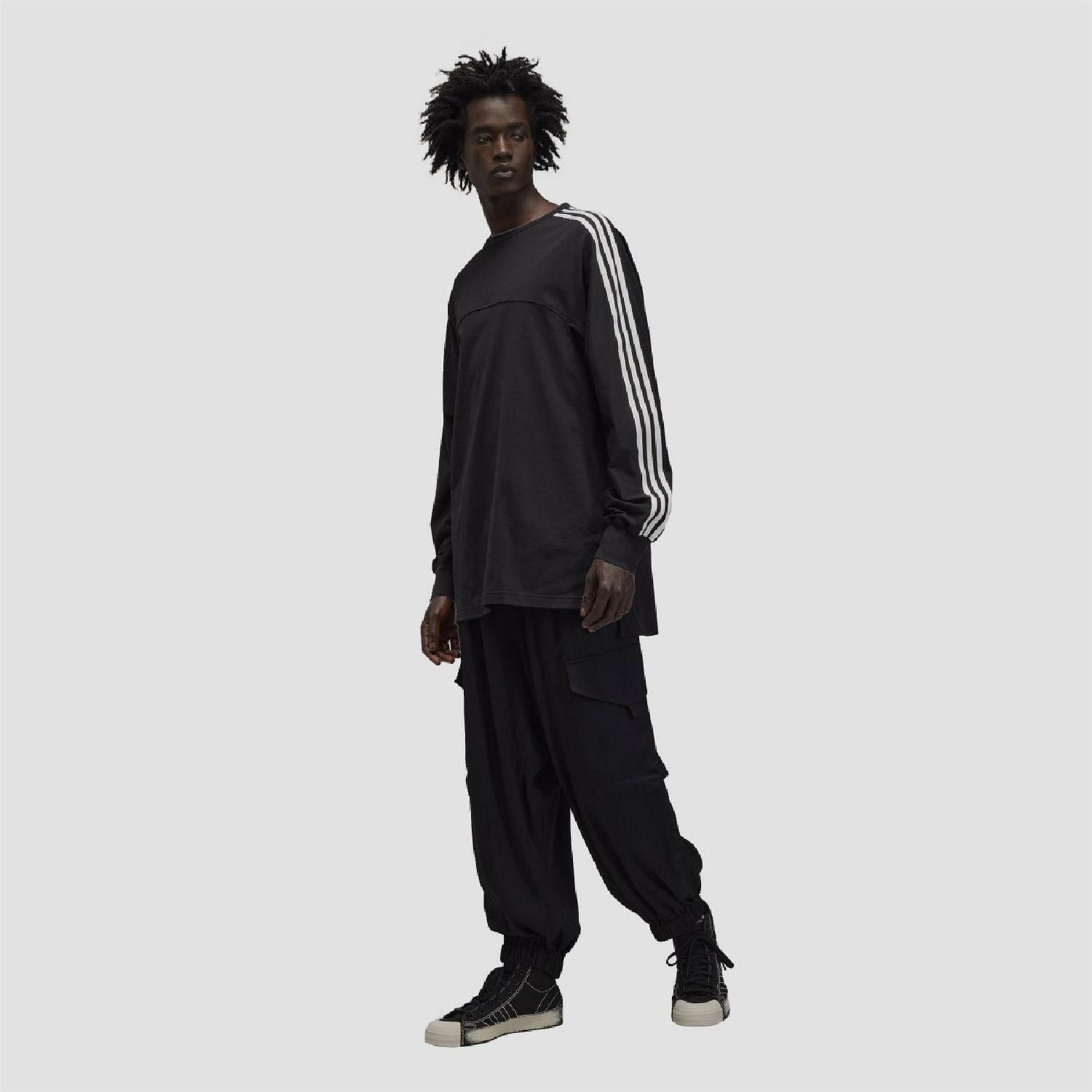Y3 Stripes Long Sleeve T-Shirt