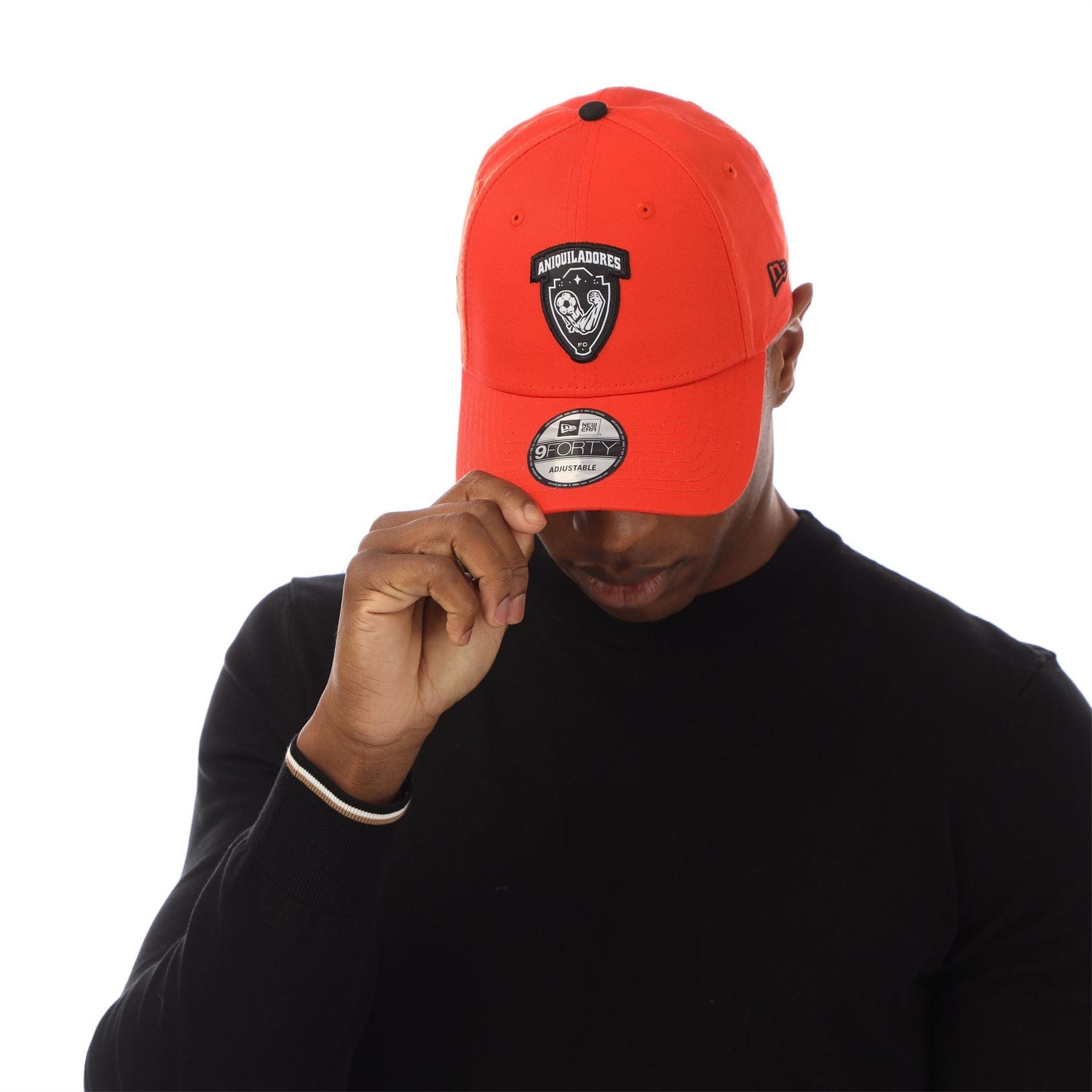 New Era Adjustable Curved Bill Cap With Logo