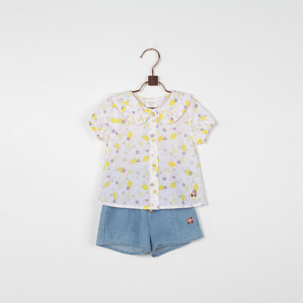 Carrement Beau Denim Bermuda Shorts with Clean Hem