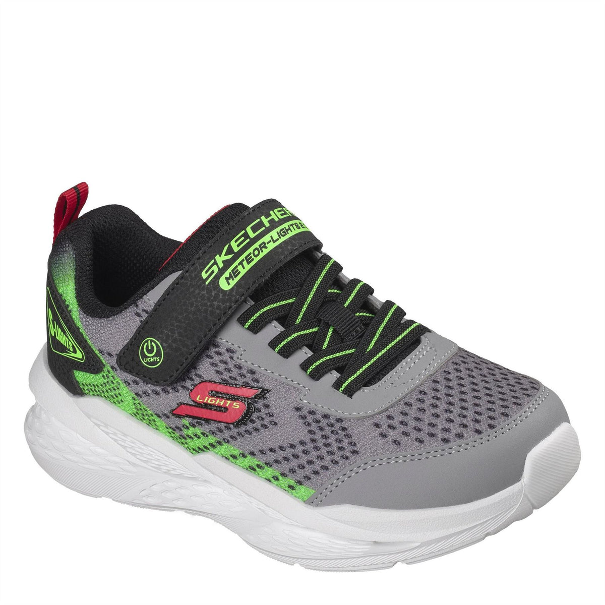 Skechers Gore  And  Strap Sneaker W Mult Light Up Trainers Boys