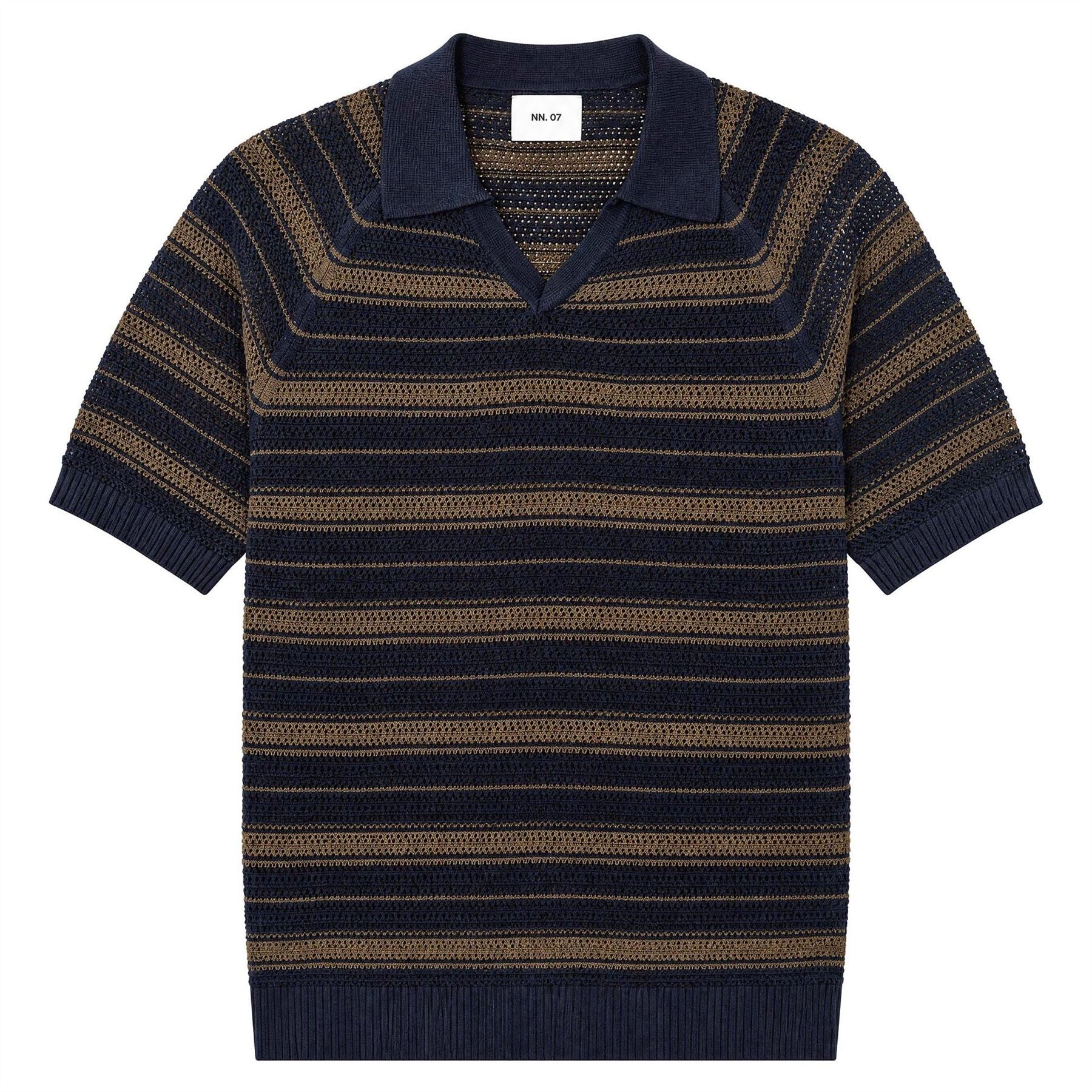 NN07 Cale Vneck Polo ss