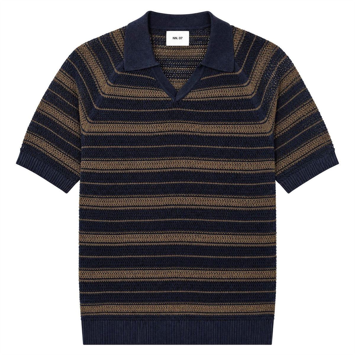NN07 Cale Vneck Polo ss