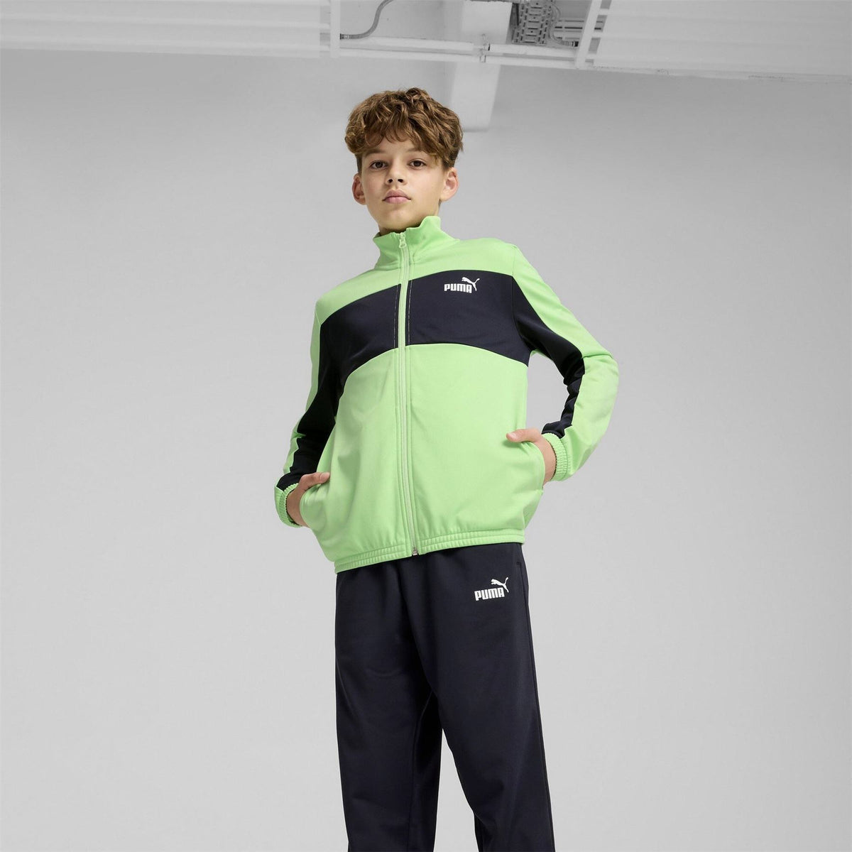 Puma Kids Colorblock Tracksuit Top
