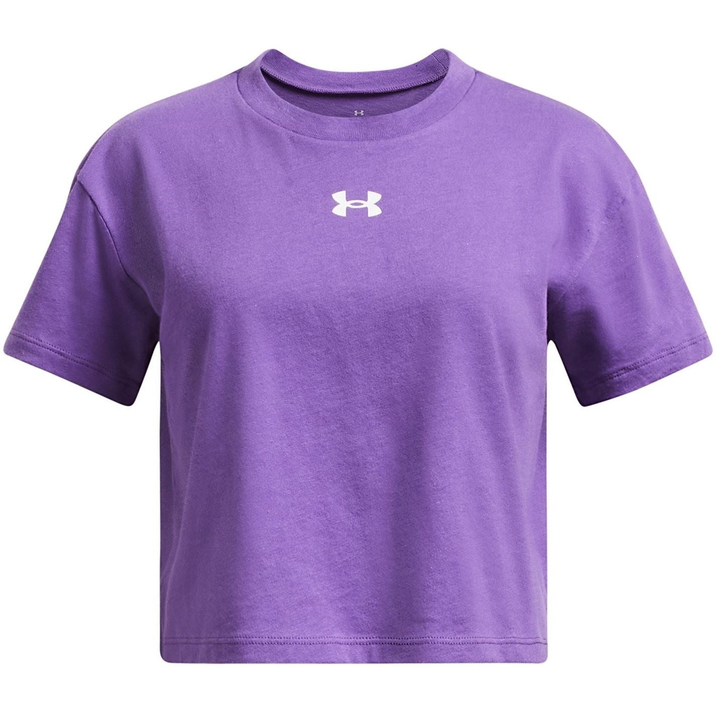 Under Armour Cropped Sportstyle Logo Print T-Shirt
