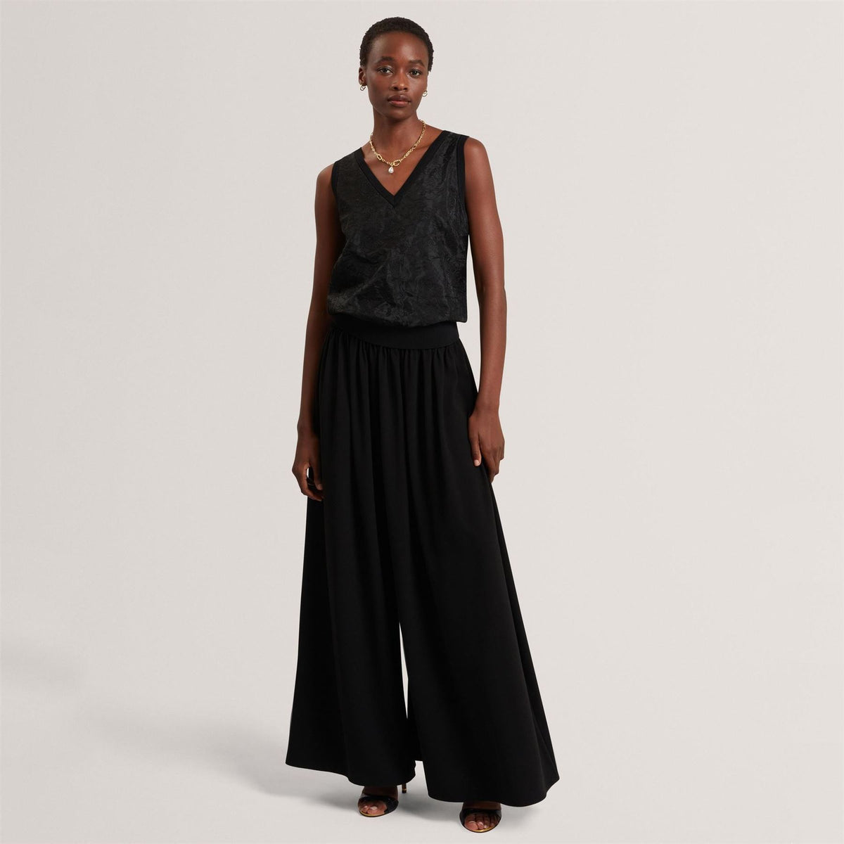 Ted Baker Lace Front Tank Knitted Top