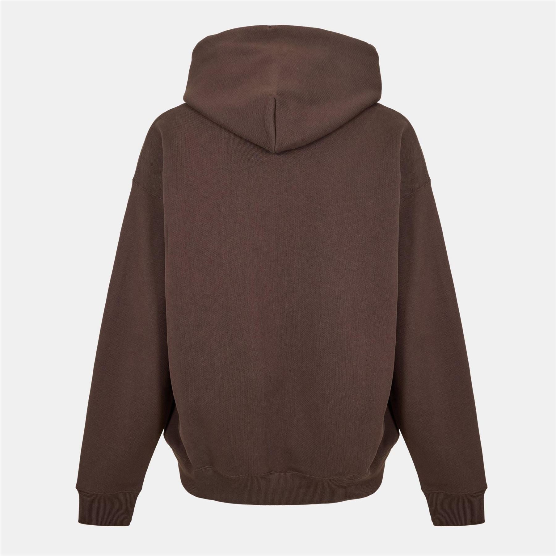 Off White Hooded Neck Skate Sweatshirt with Kangaroo Pocket
