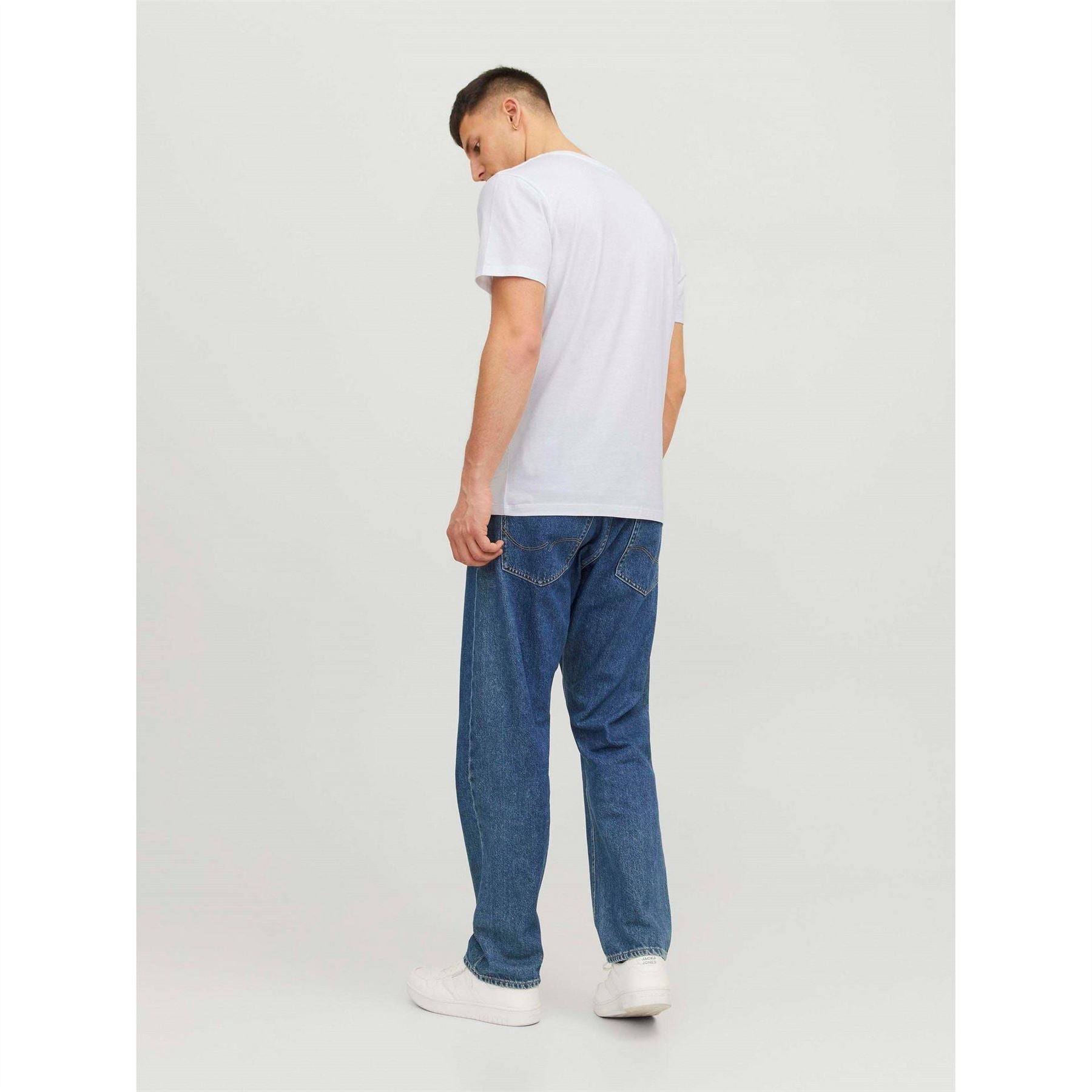 Jack and Jones Mens Logo Play Short Sleeve T-Shirt