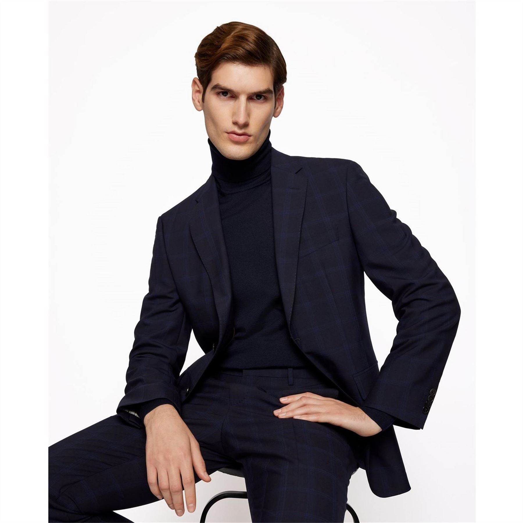 Boss Turtle Neck Long Sleeve Regular Fit Sweater