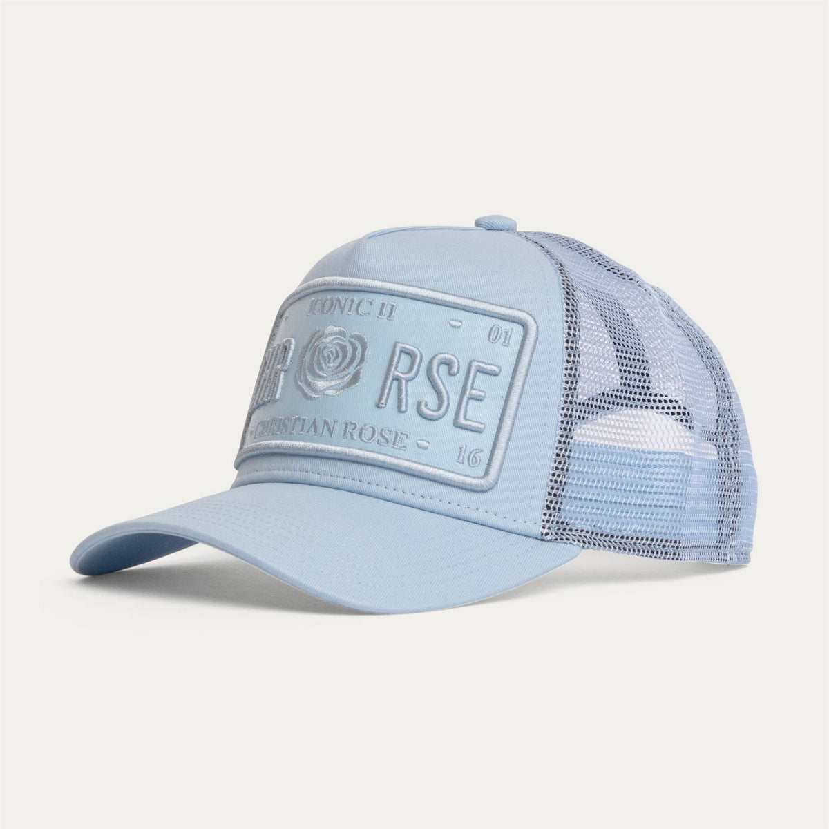 Christian Rose Iconic Ii Plate Trucker Cap