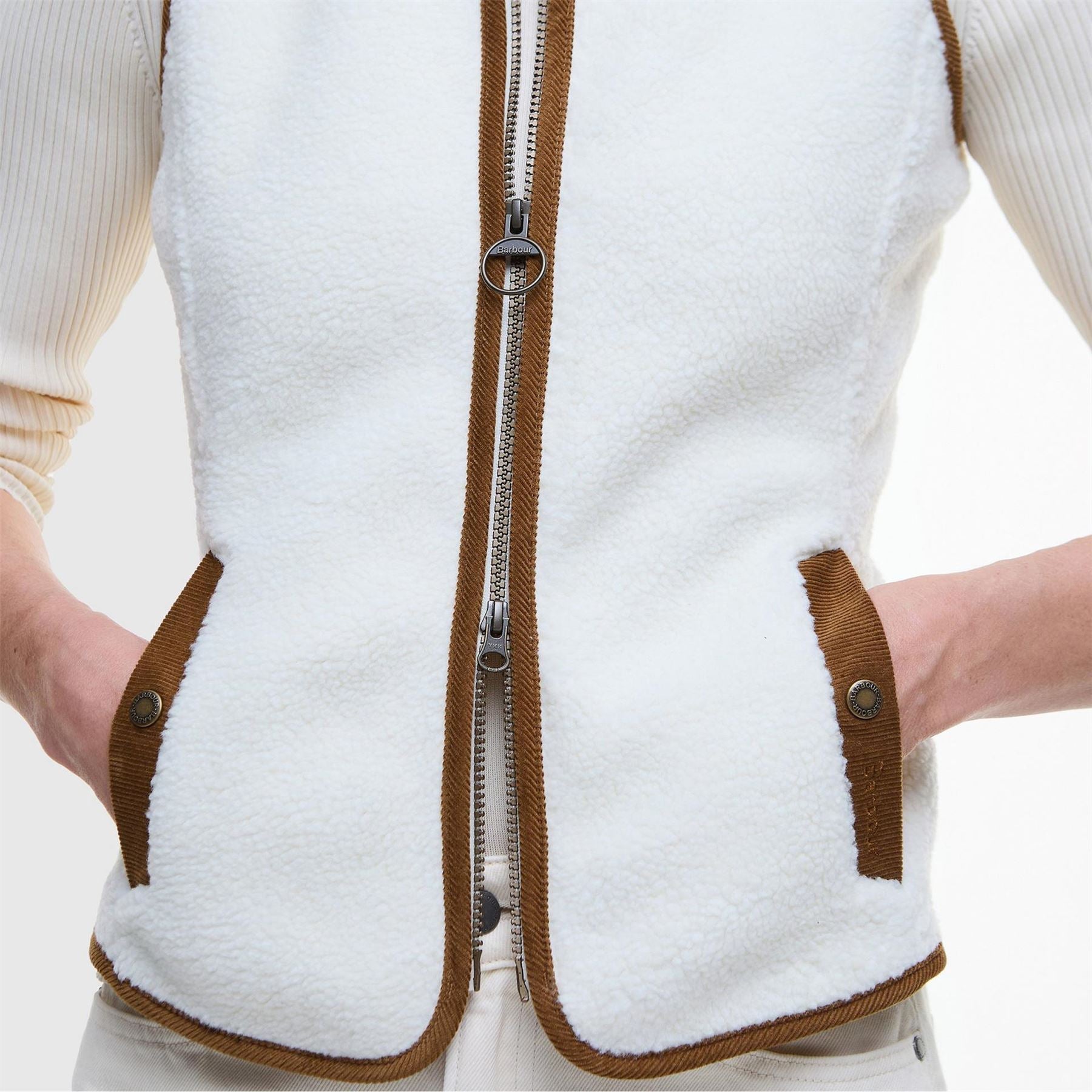 Barbour Burford Sherpa Full Zip Gilet
