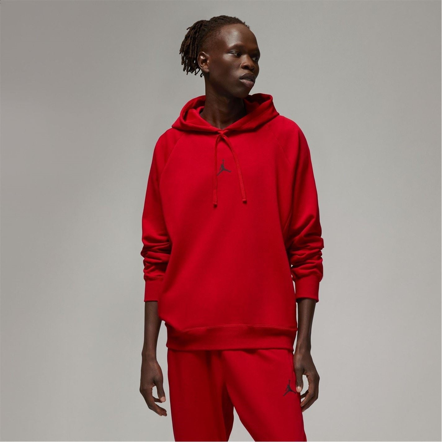 Air Jordan Mens Dri Fit Sport Crossover Fleece Hoodie